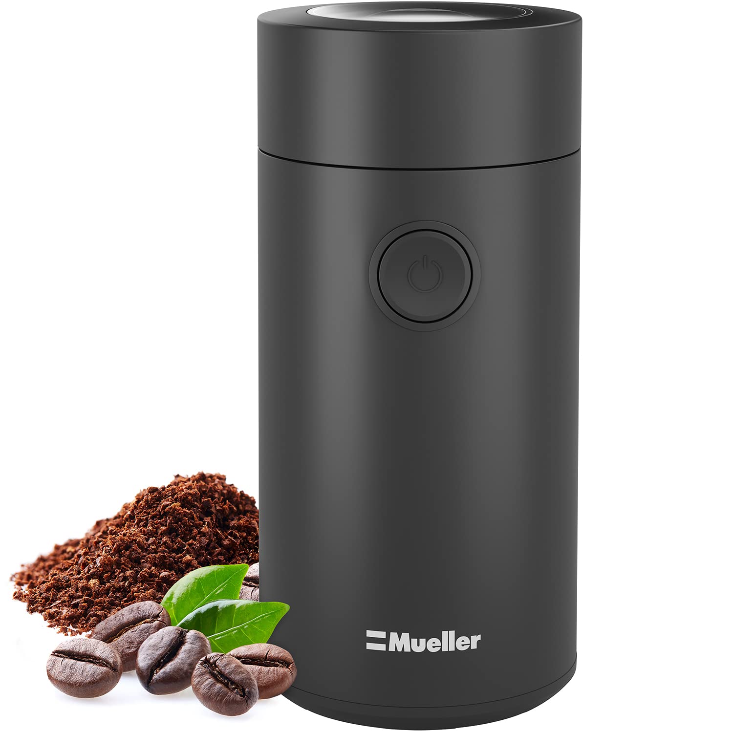 MuellerLiving Electric Coffee Grinder, Black
