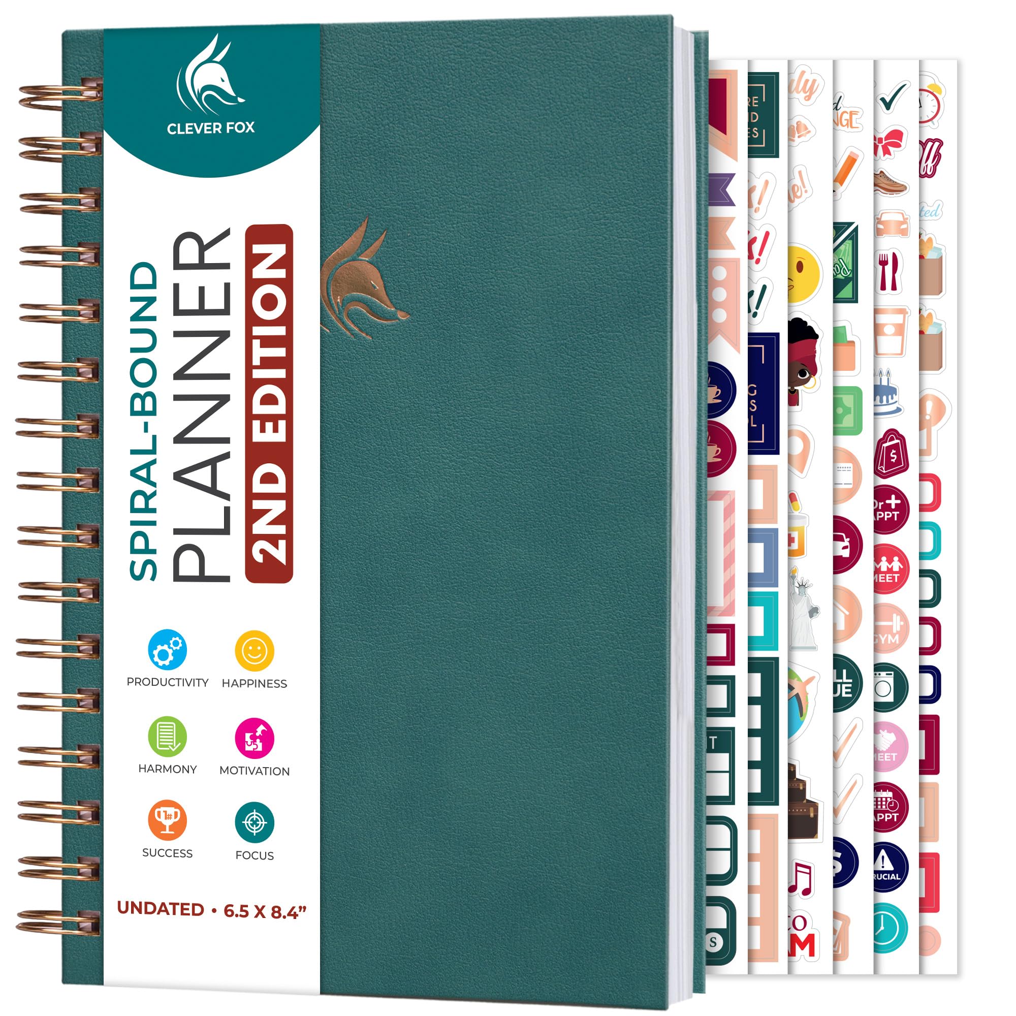 Clever Fox Planner 2nd Edition Spiral