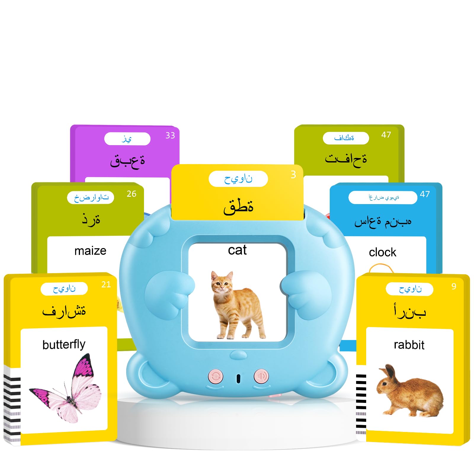 Arabic English Talking Flash Cards, 510 Words