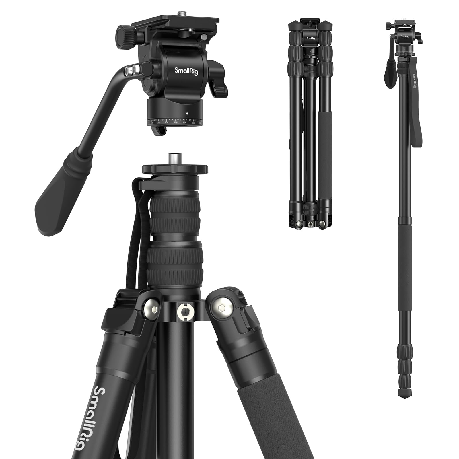 SmallRig CT180 Video Tripod Monopod