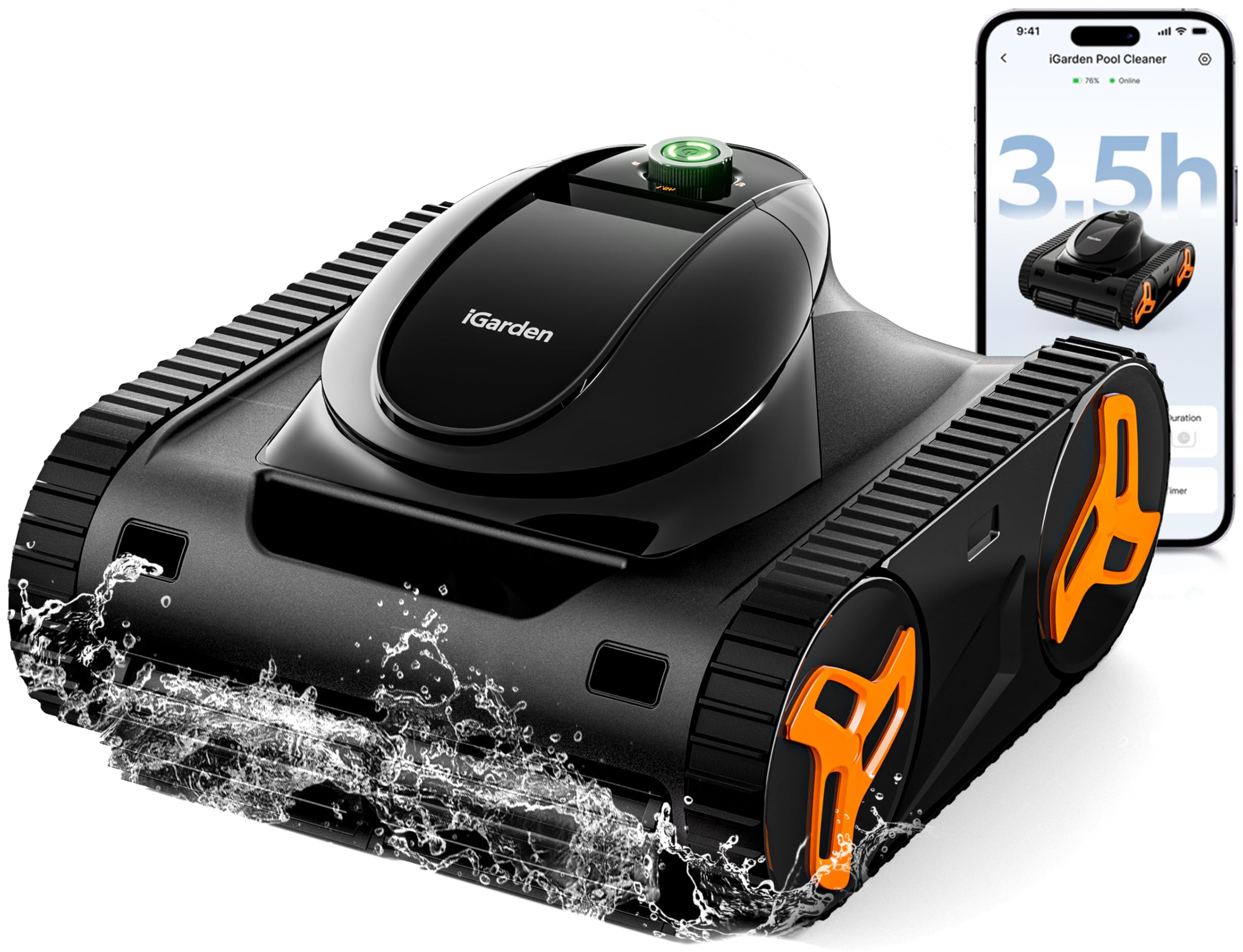 iGarden KN Series 210-Min Pool Cleaner