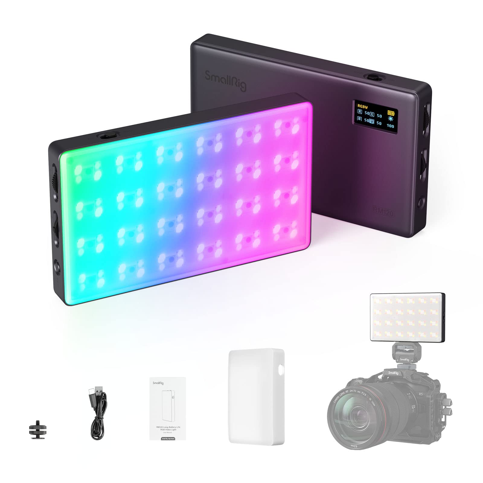 SmallRig RM120 RGB LED Video Light Panel