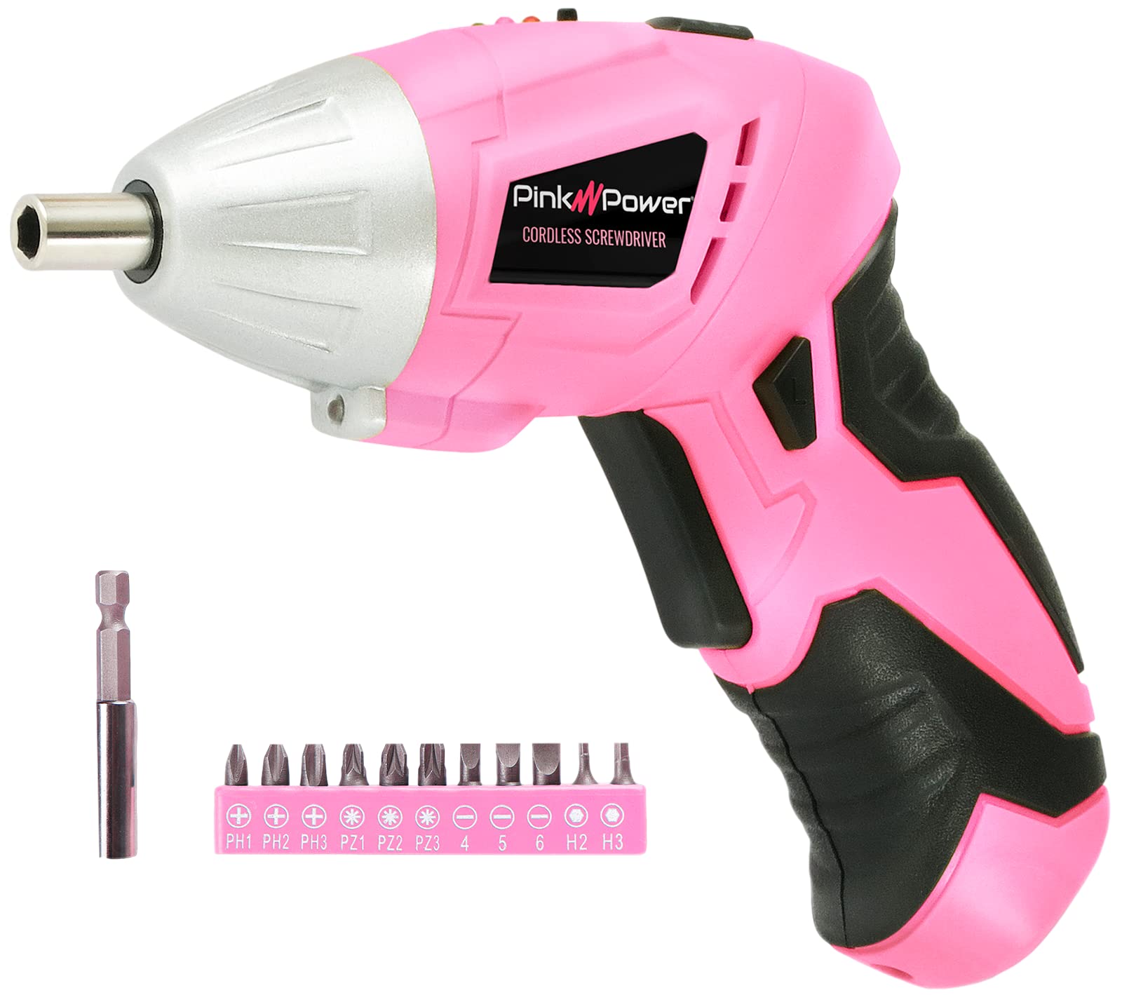 Pink Power 3.6V Cordless Screwdriver