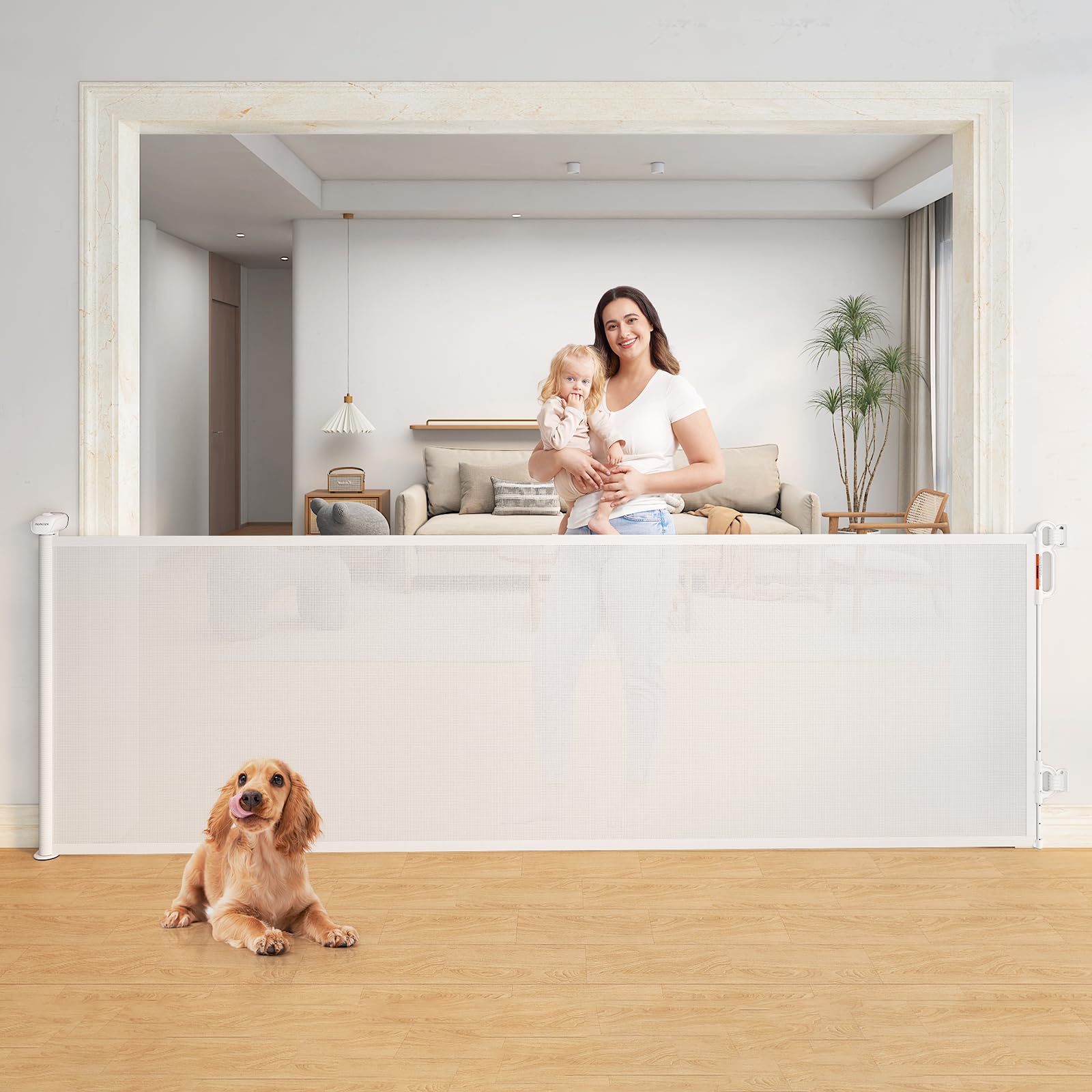 Momcozy Extra Wide Retractable Baby Gate
