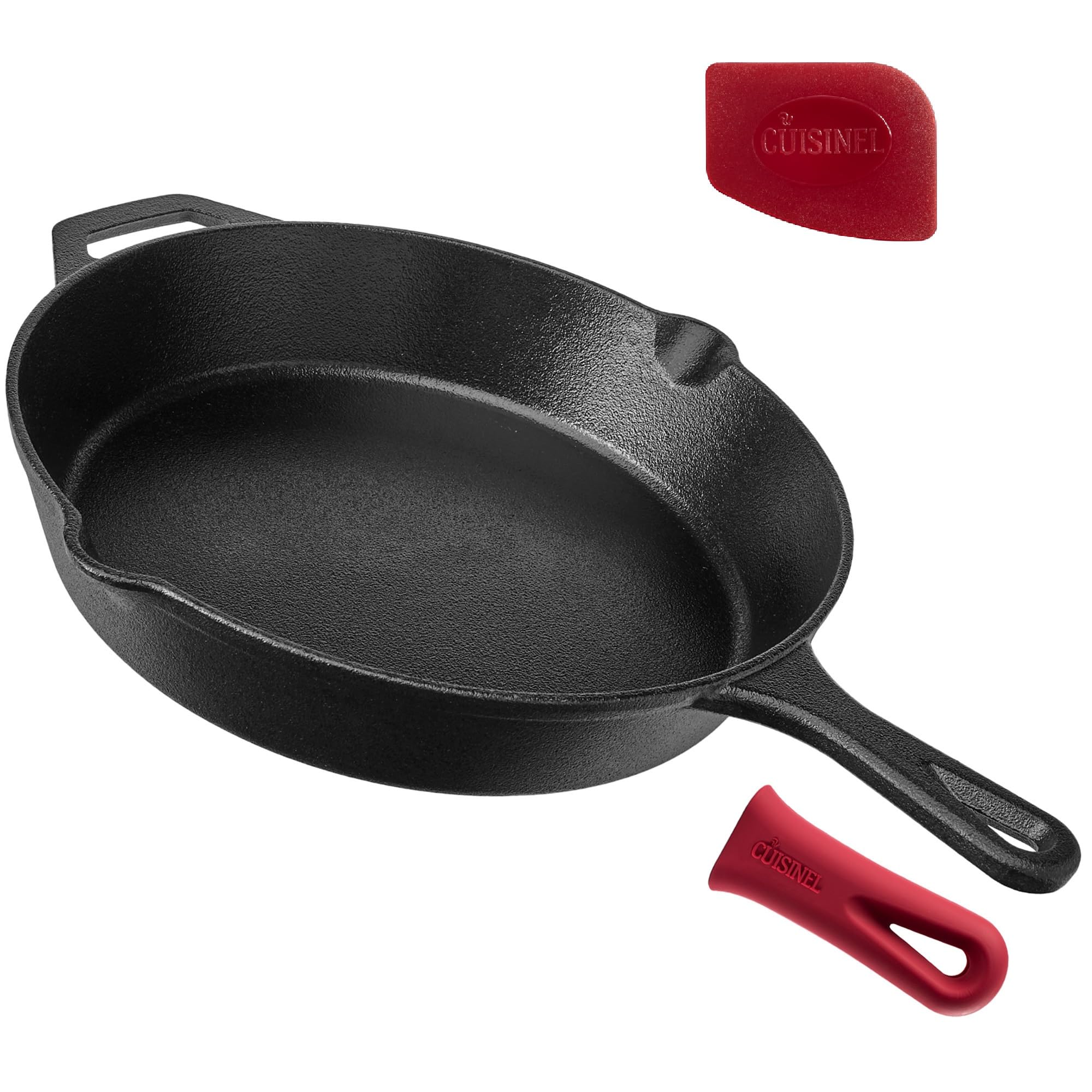 Cuisinel 12-Inch Cast Iron Skillet