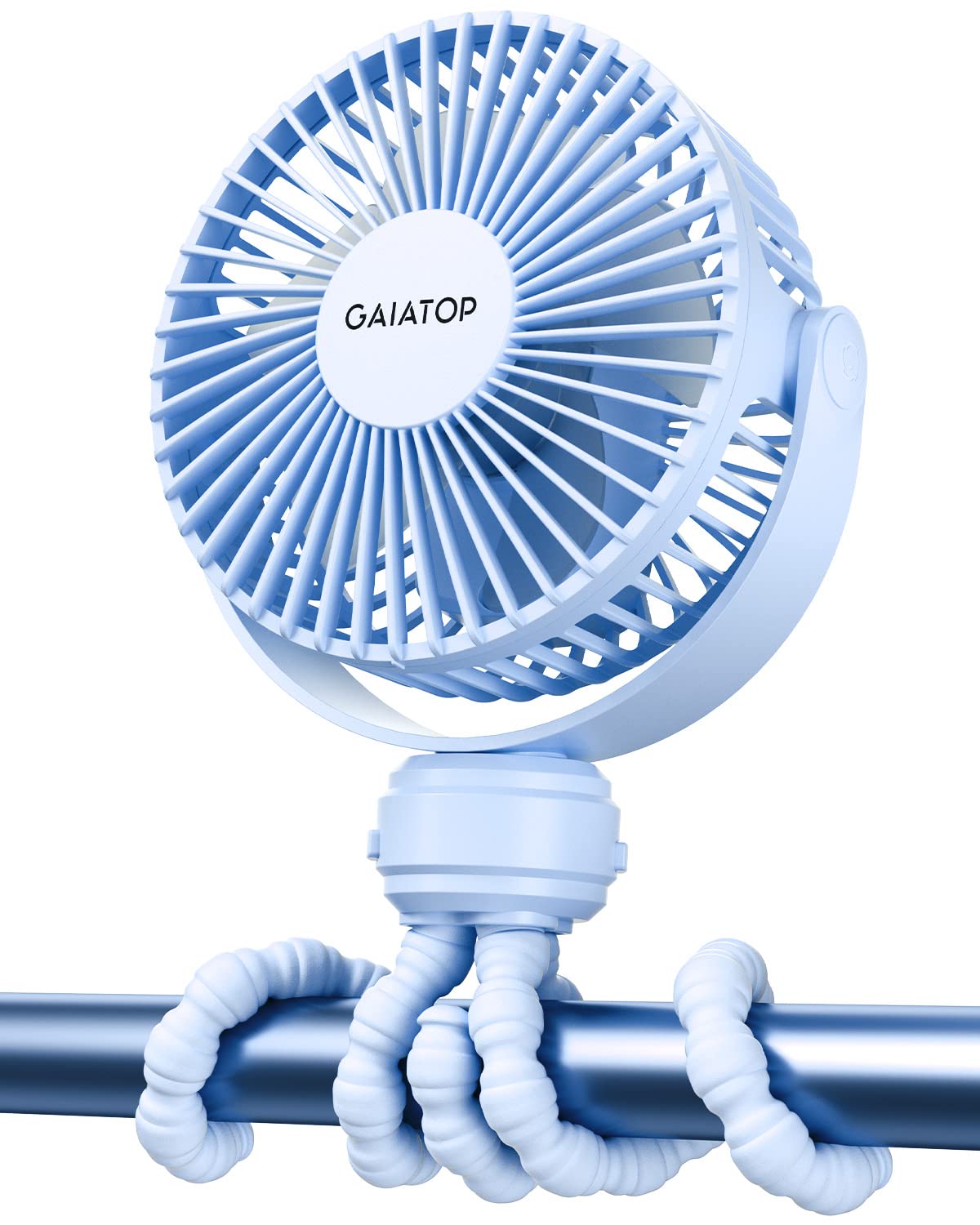 Gaiatop Mini Stroller Fan, Blue