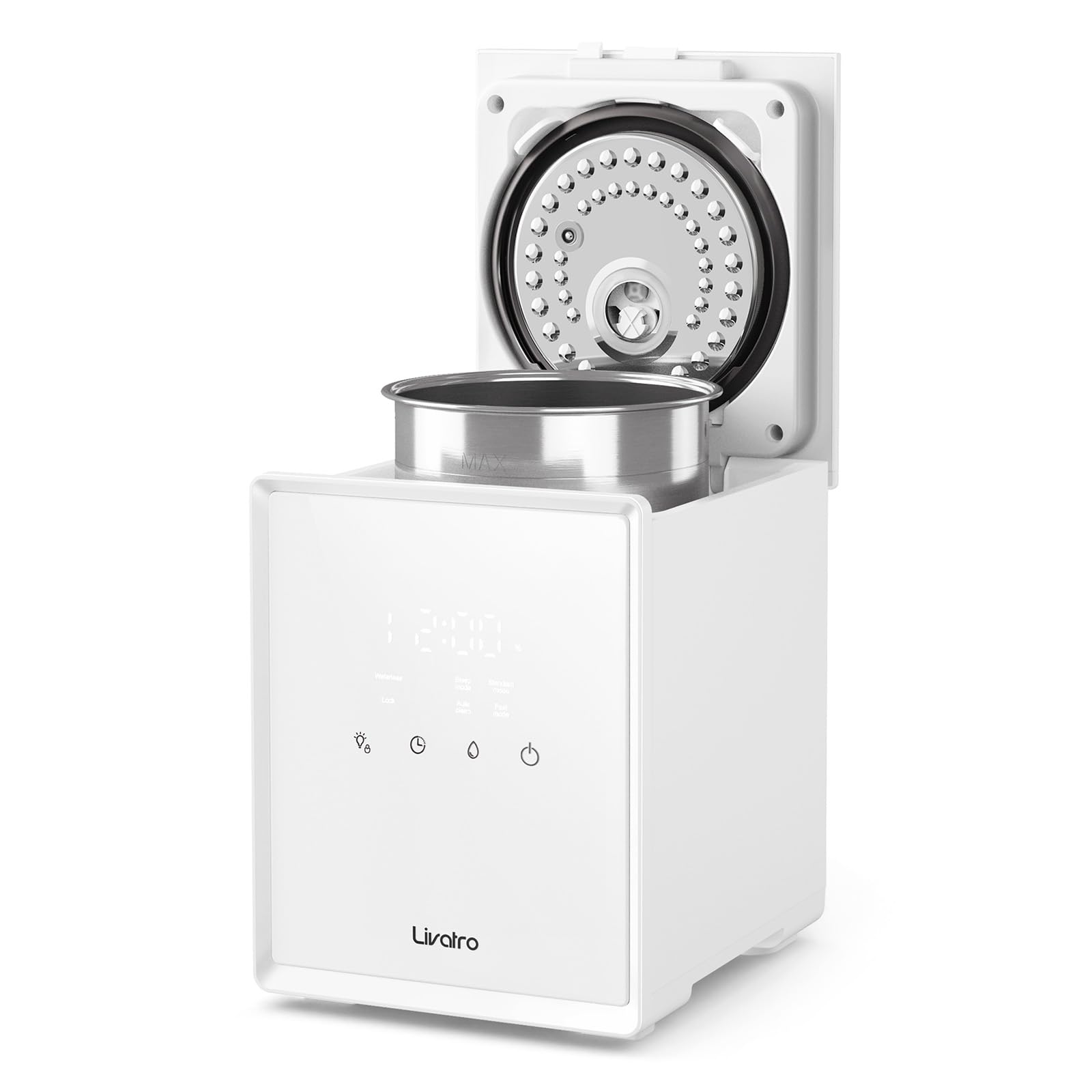 Livatro 3L Stainless Steel Warm Mist Humidifier