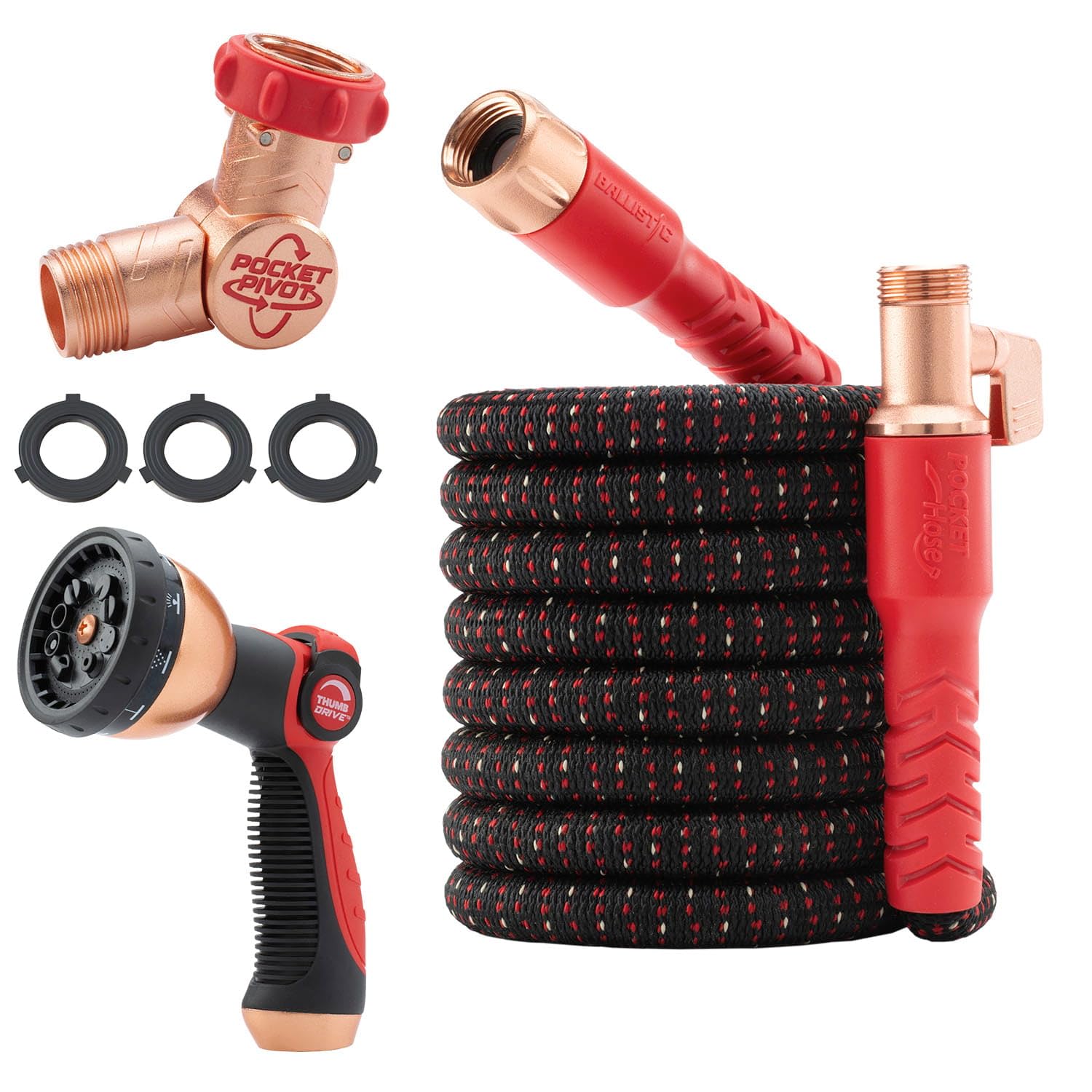 Pocket Hose Ballistic 50 FT