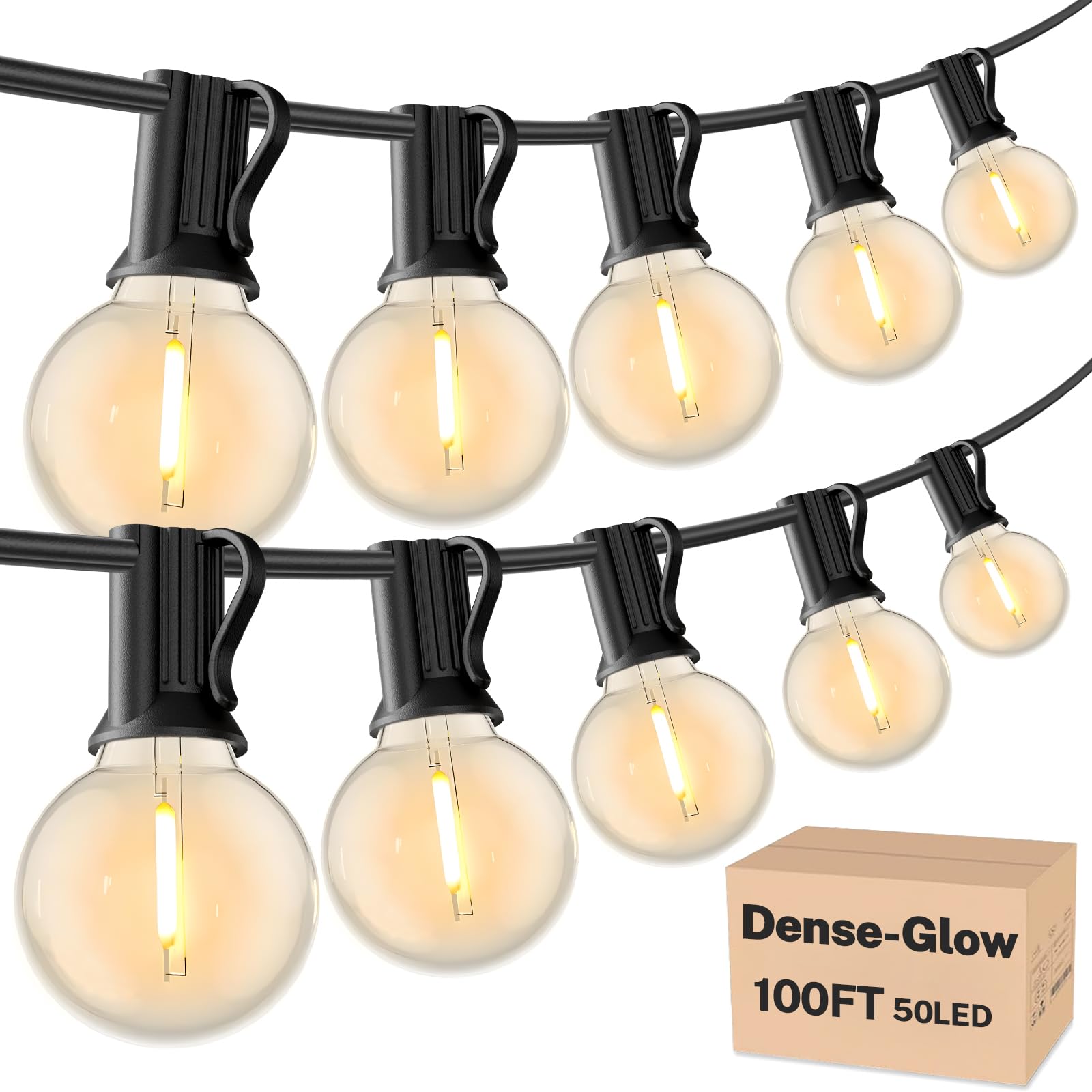 RTTY 100 FT Outdoor LED String Lights