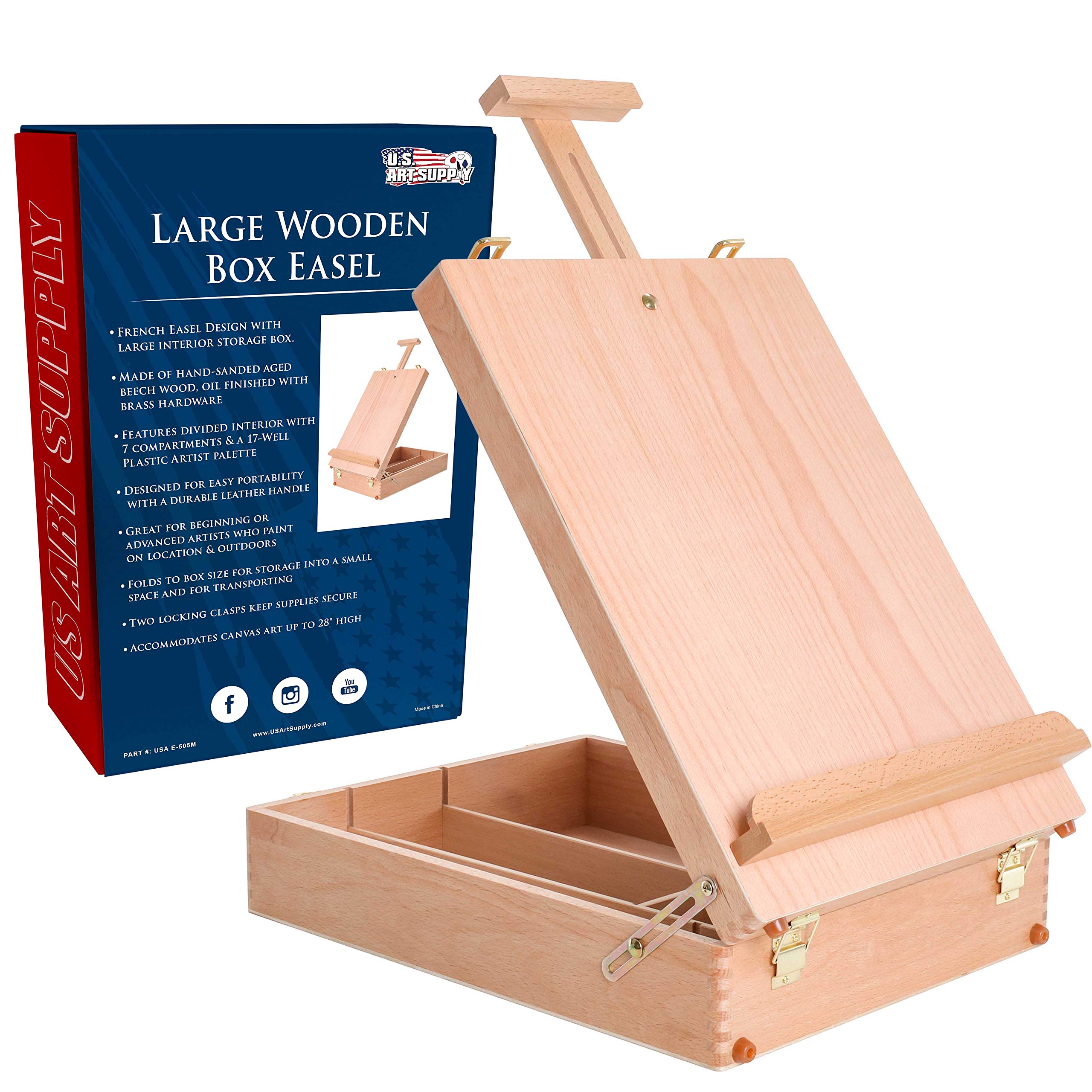 U.S. Art Supply Newport Desktop Easel