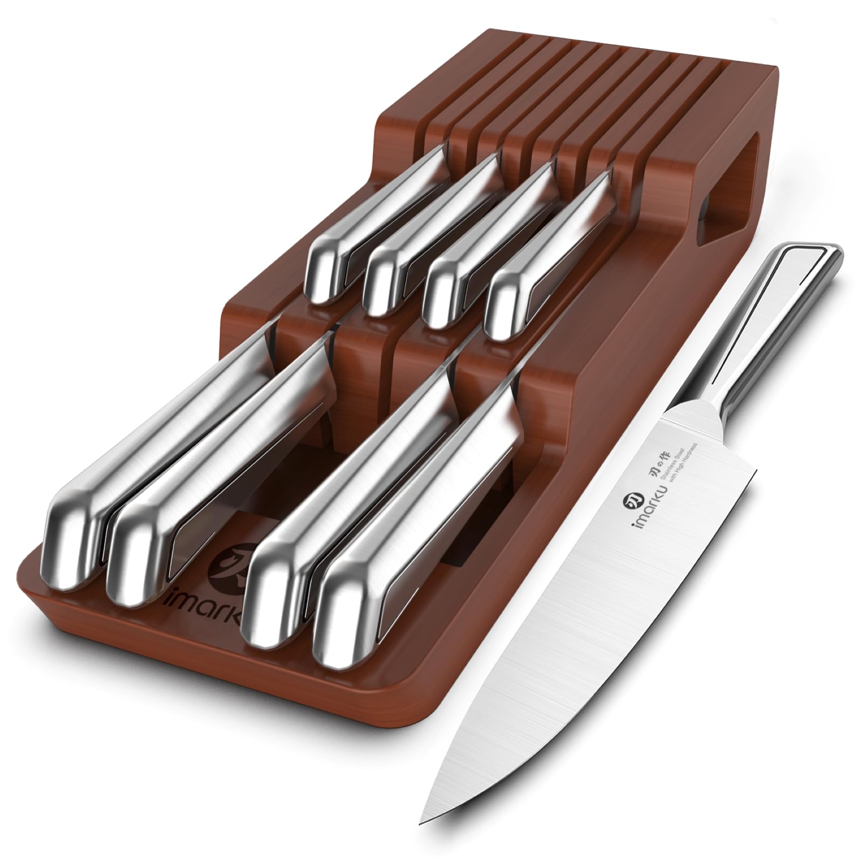 imarku 10-Piece Drawer Knife Set