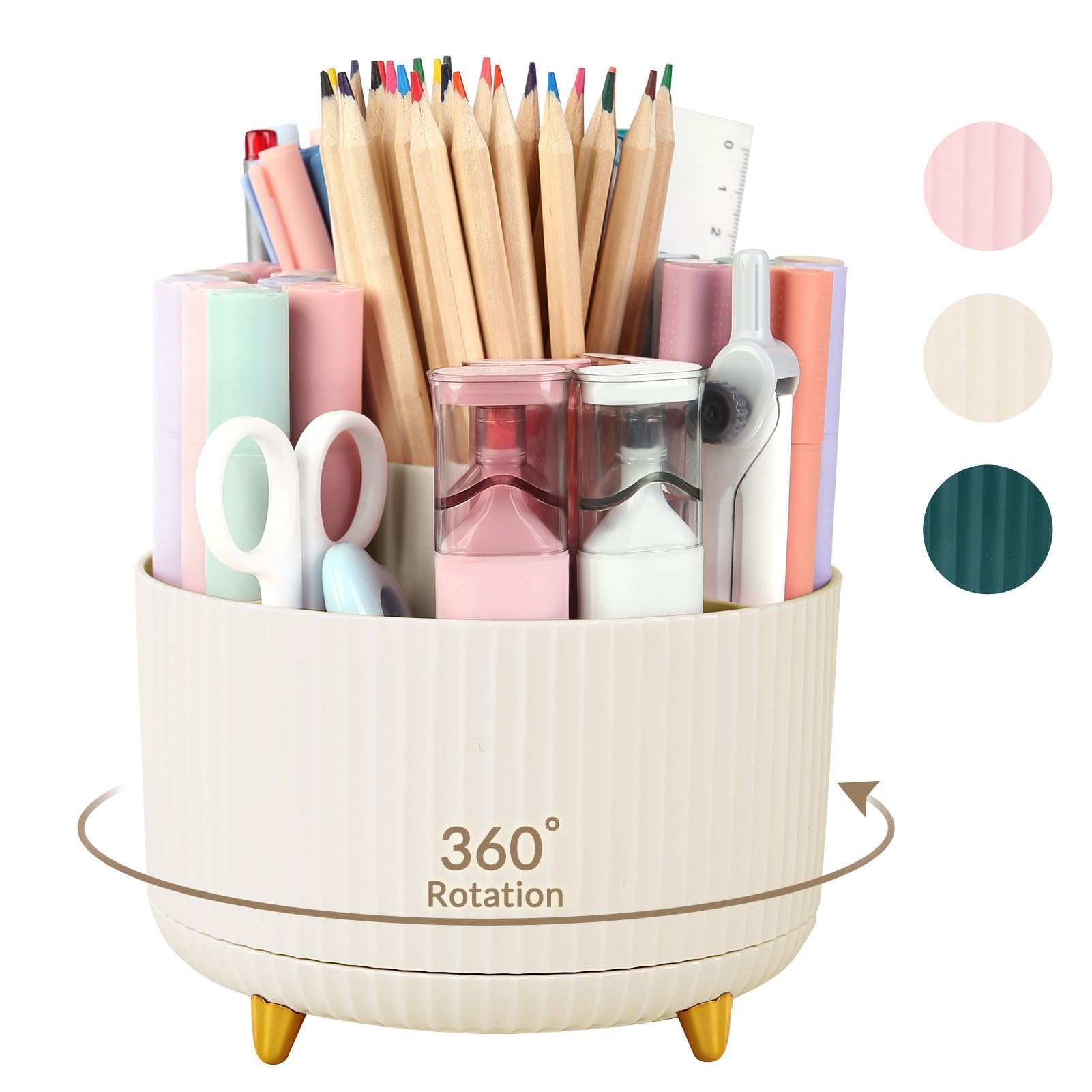 SKYDUE Plastic Desk Pen Organizer