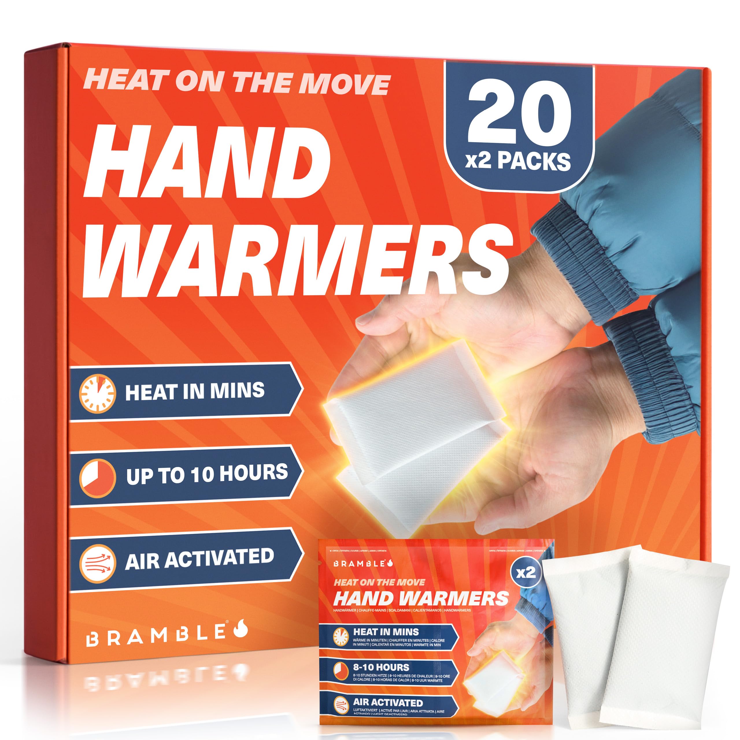 Bramble Disposable Hand Warmers, 20-Pack