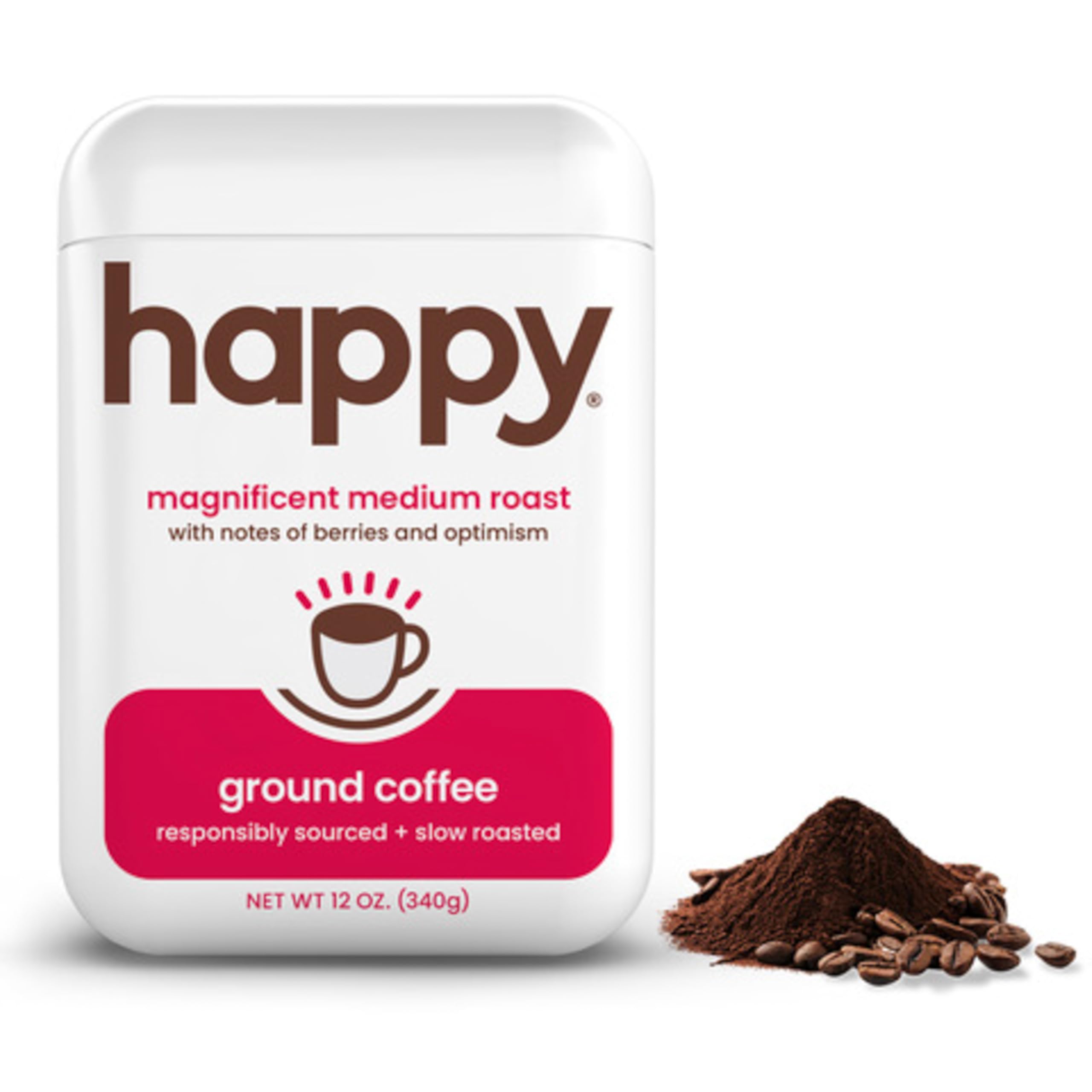 Happy Coffee Medium Roast Ground Coffee