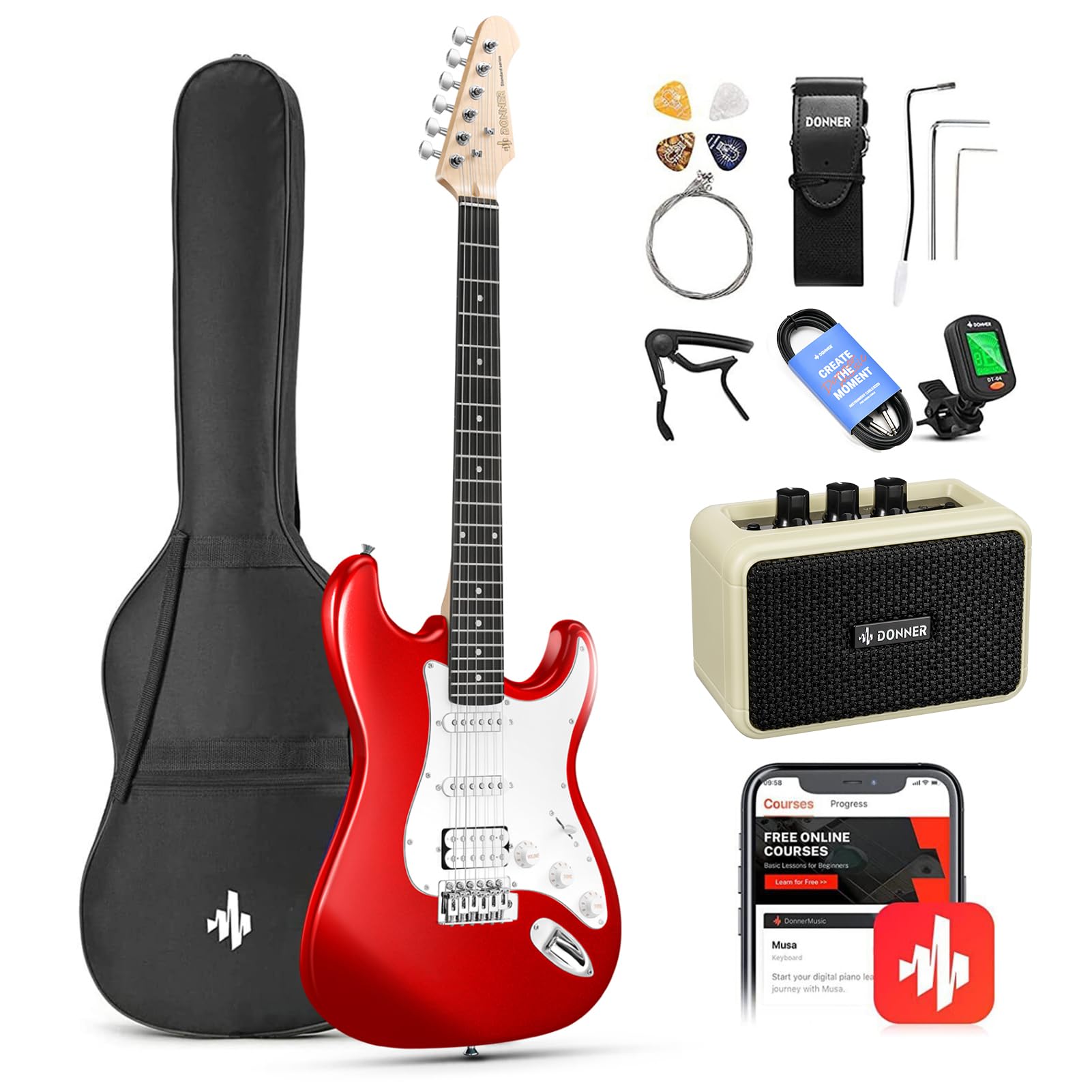 Donner 39-Inch Electric Guitar Starter Kit