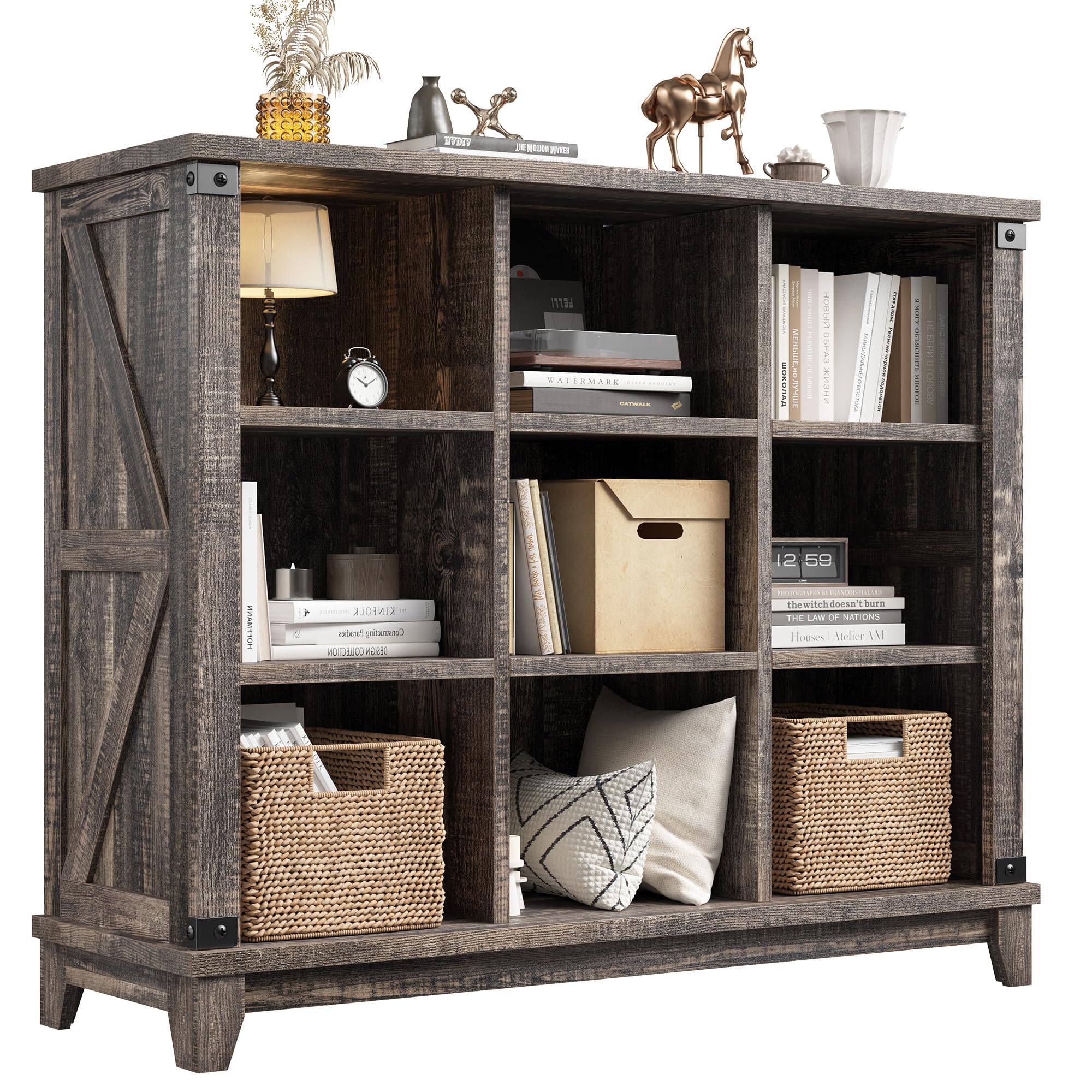 EnHomee Farmhouse 9-Cube Organizer
