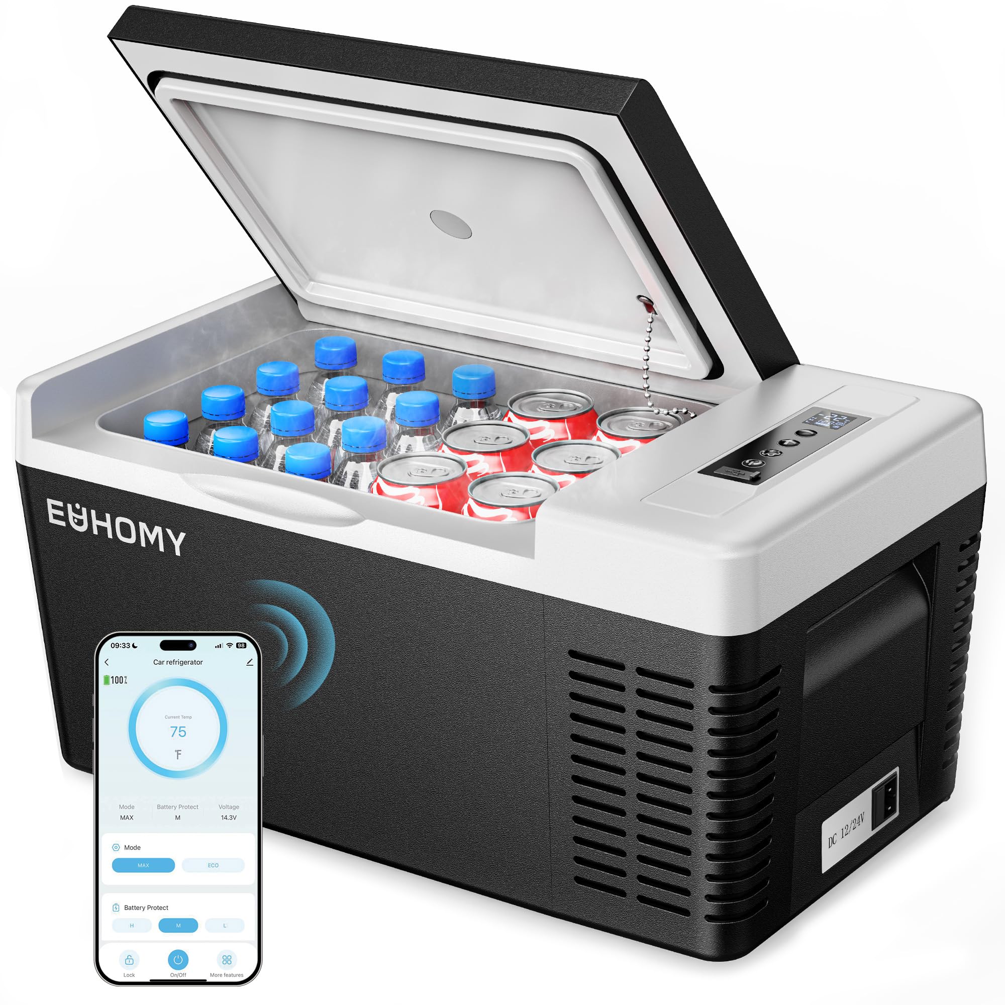 EUHOMY 19QT 12 Volt Refrigerator