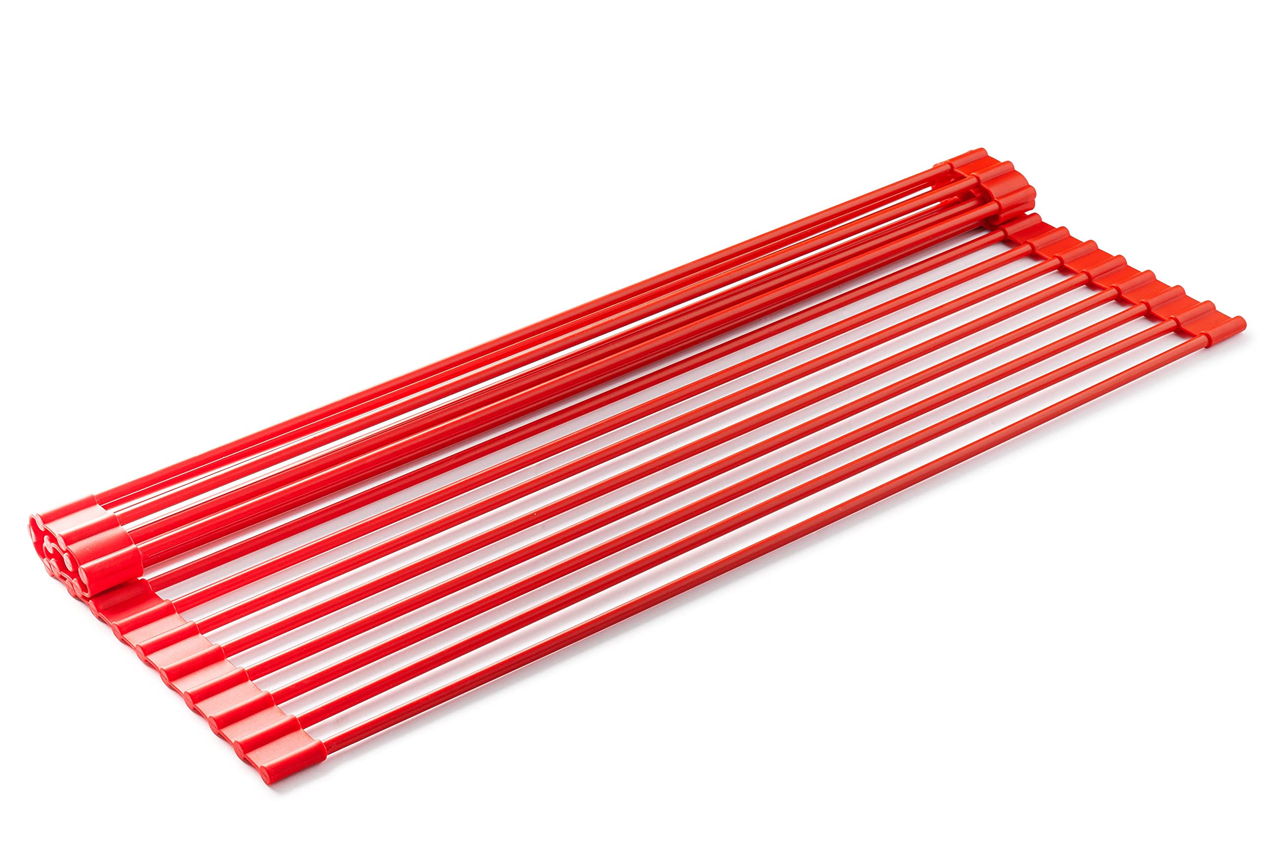 Bellemain Red Medium Roll-Up Dish Rack