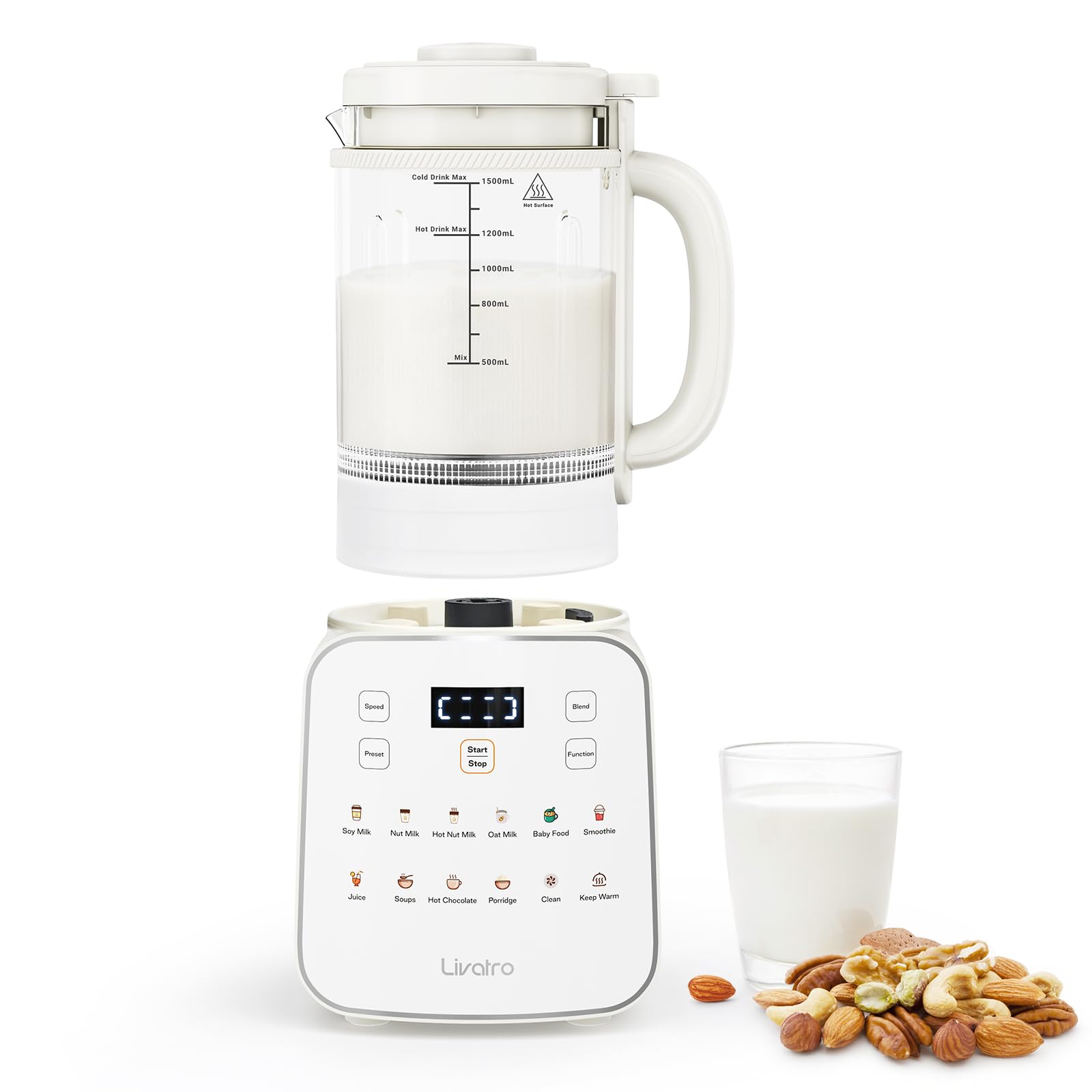 12-in-1 Nut Milk Maker, 50.73 oz