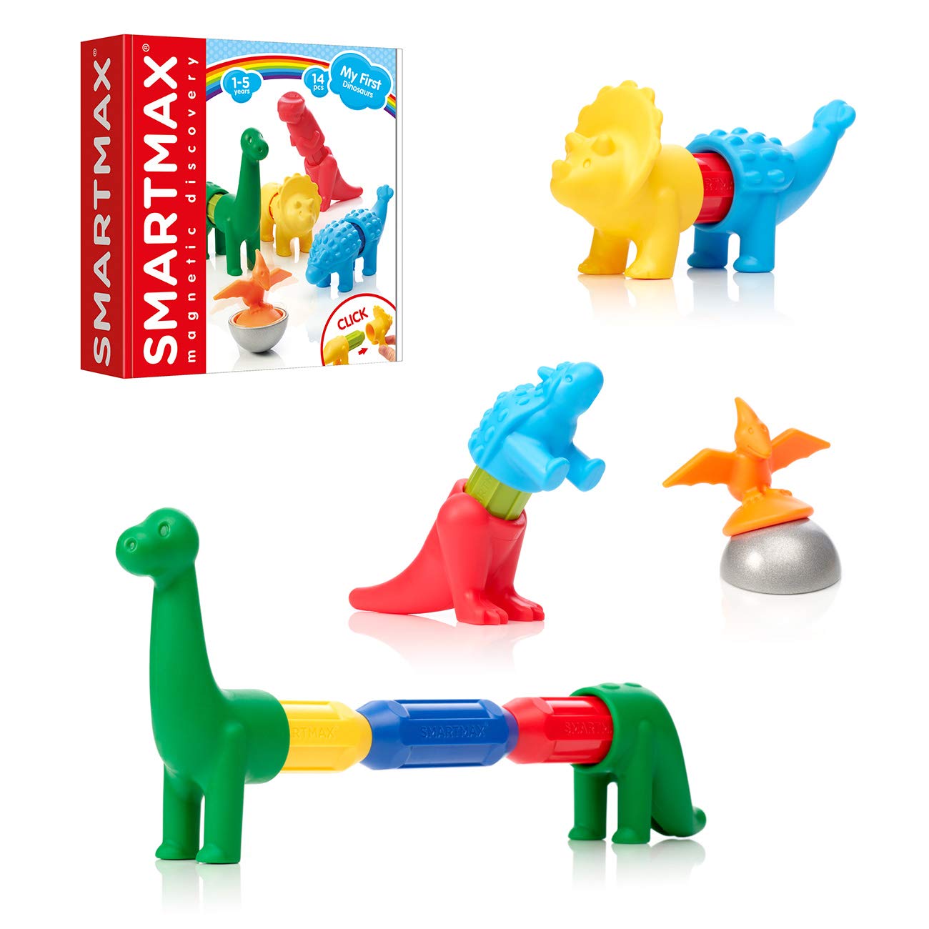 SmartMax My First Dinosaurs Magnetic Building Set