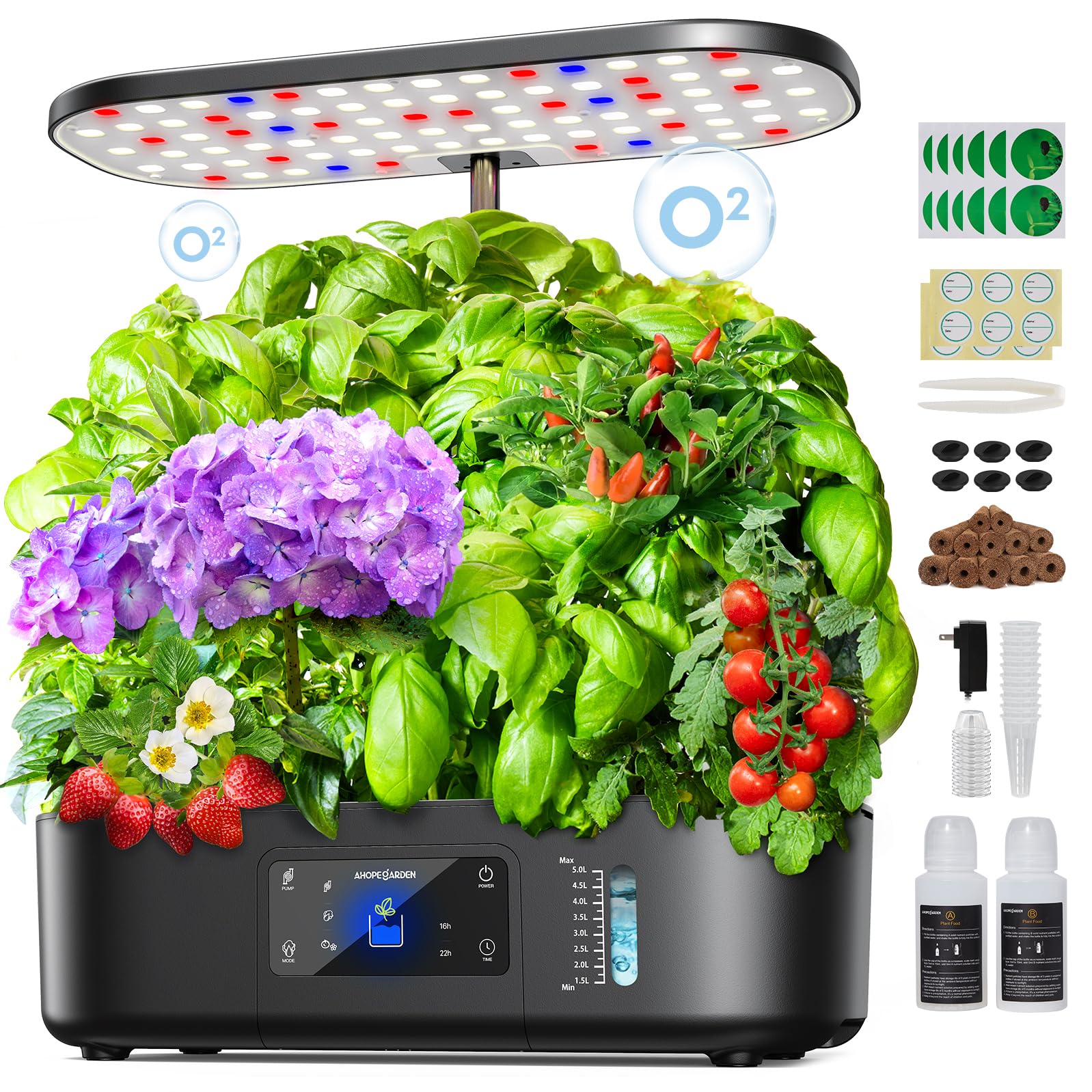 Ahopegarden 12-Pod Garden with LCD