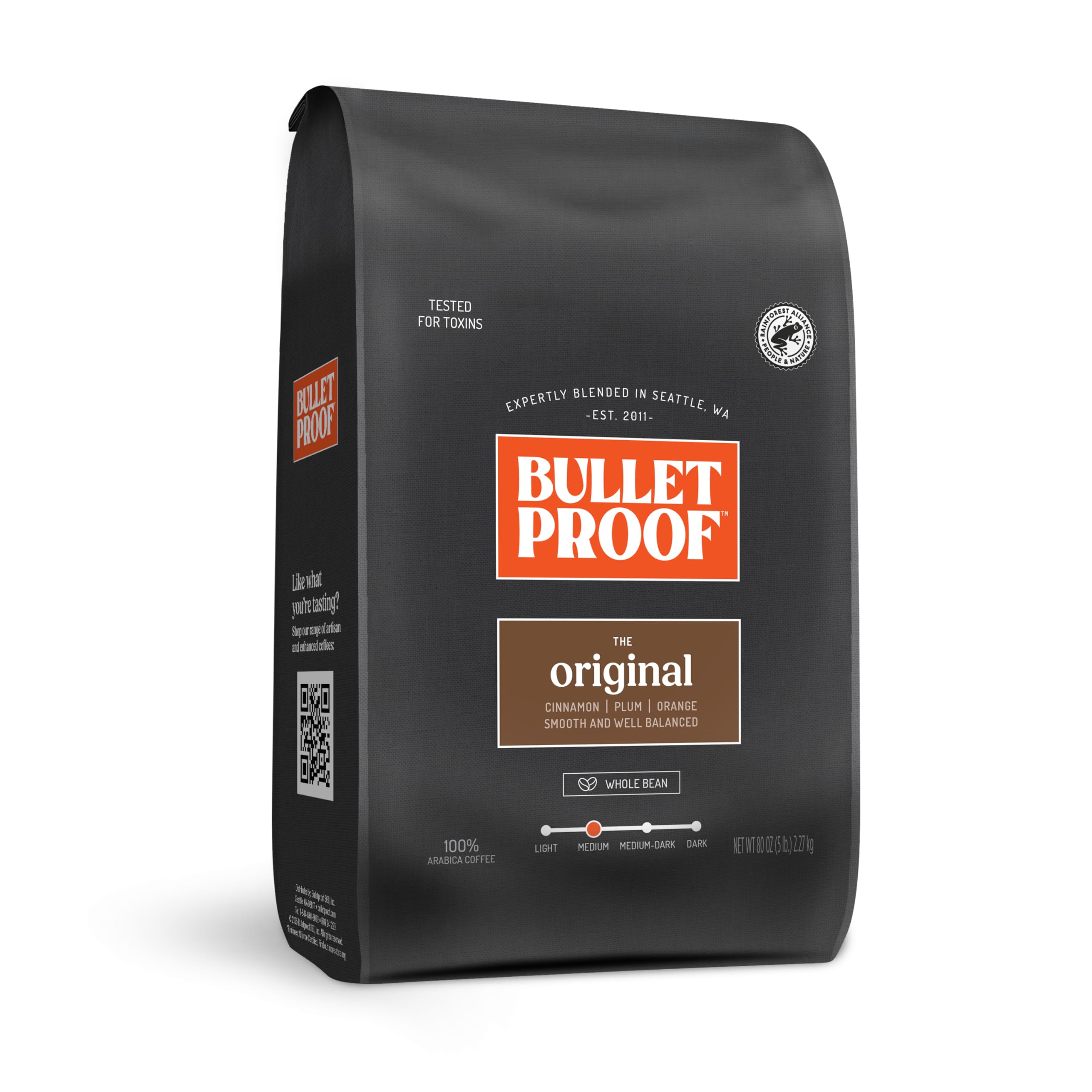 Bulletproof Original Medium Roast Whole Bean Coffee