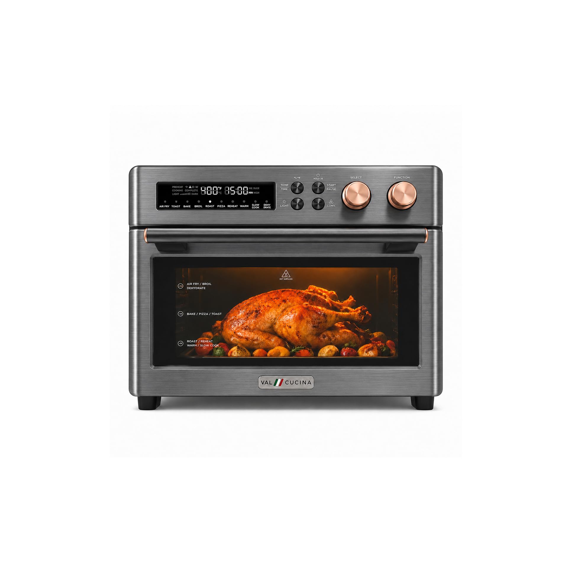 VAL CUCINA 26.3 QT Air Fryer Toaster Oven