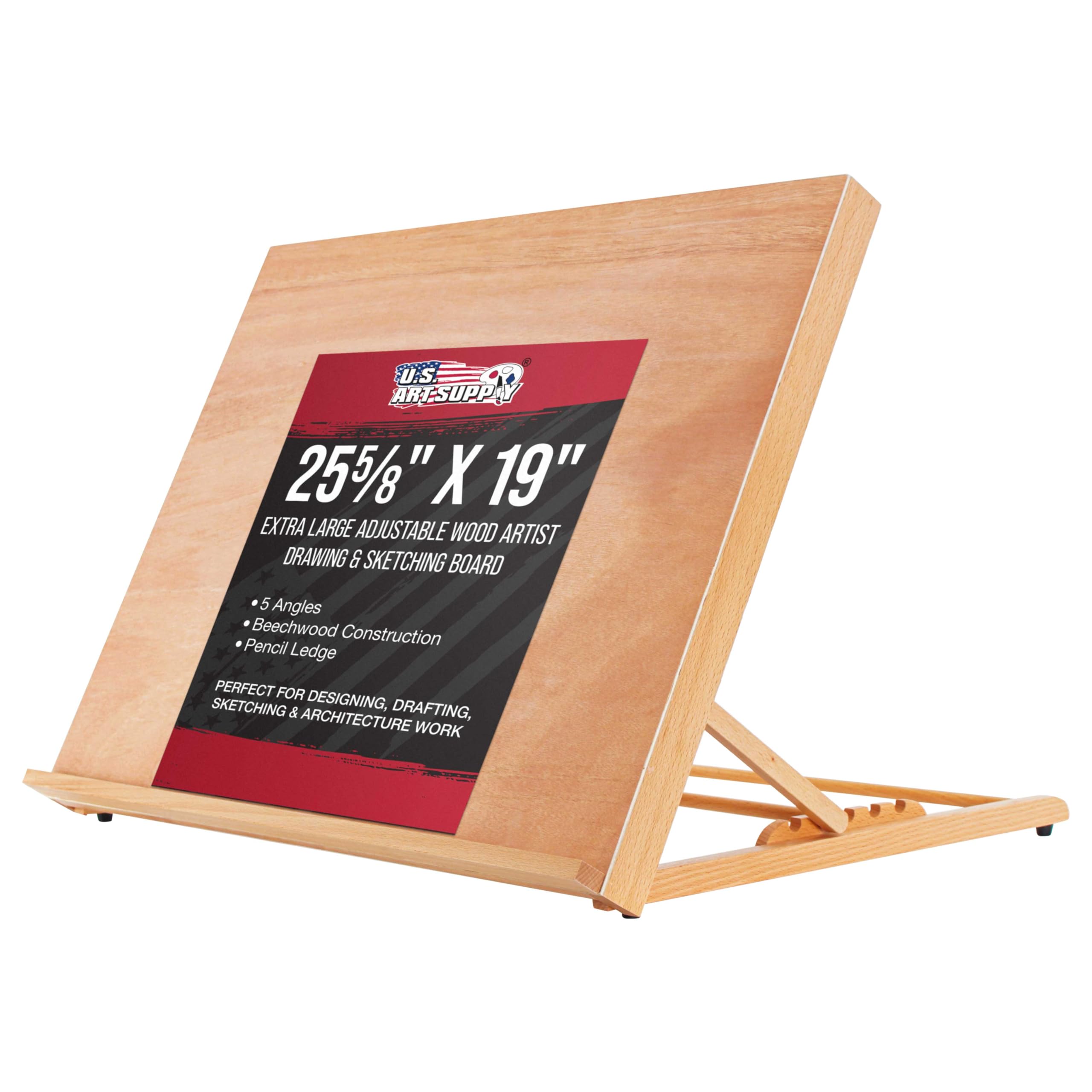 U.S. Art Supply X-Large Wooden Drawing Board