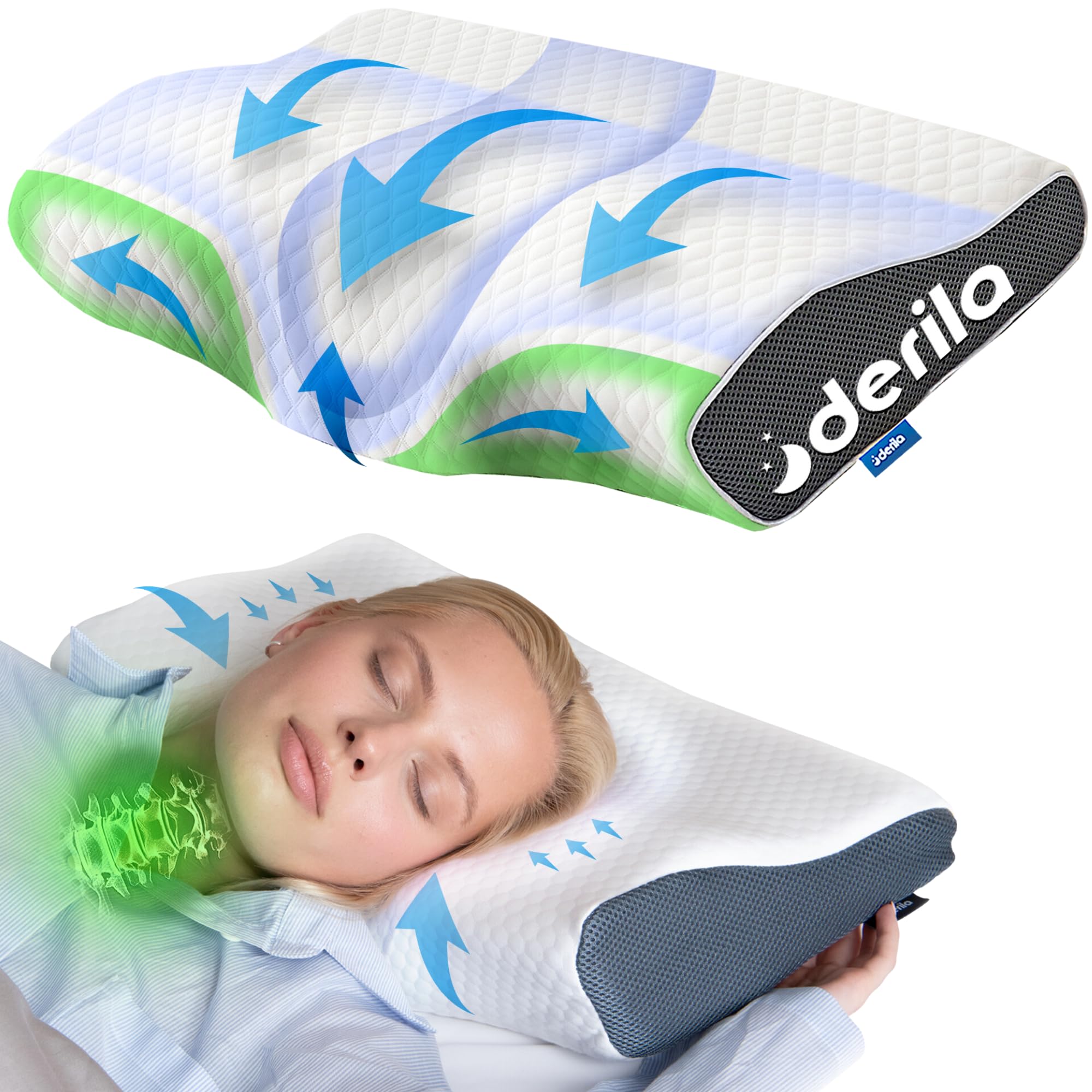 Derila Cervical Neck Pillow