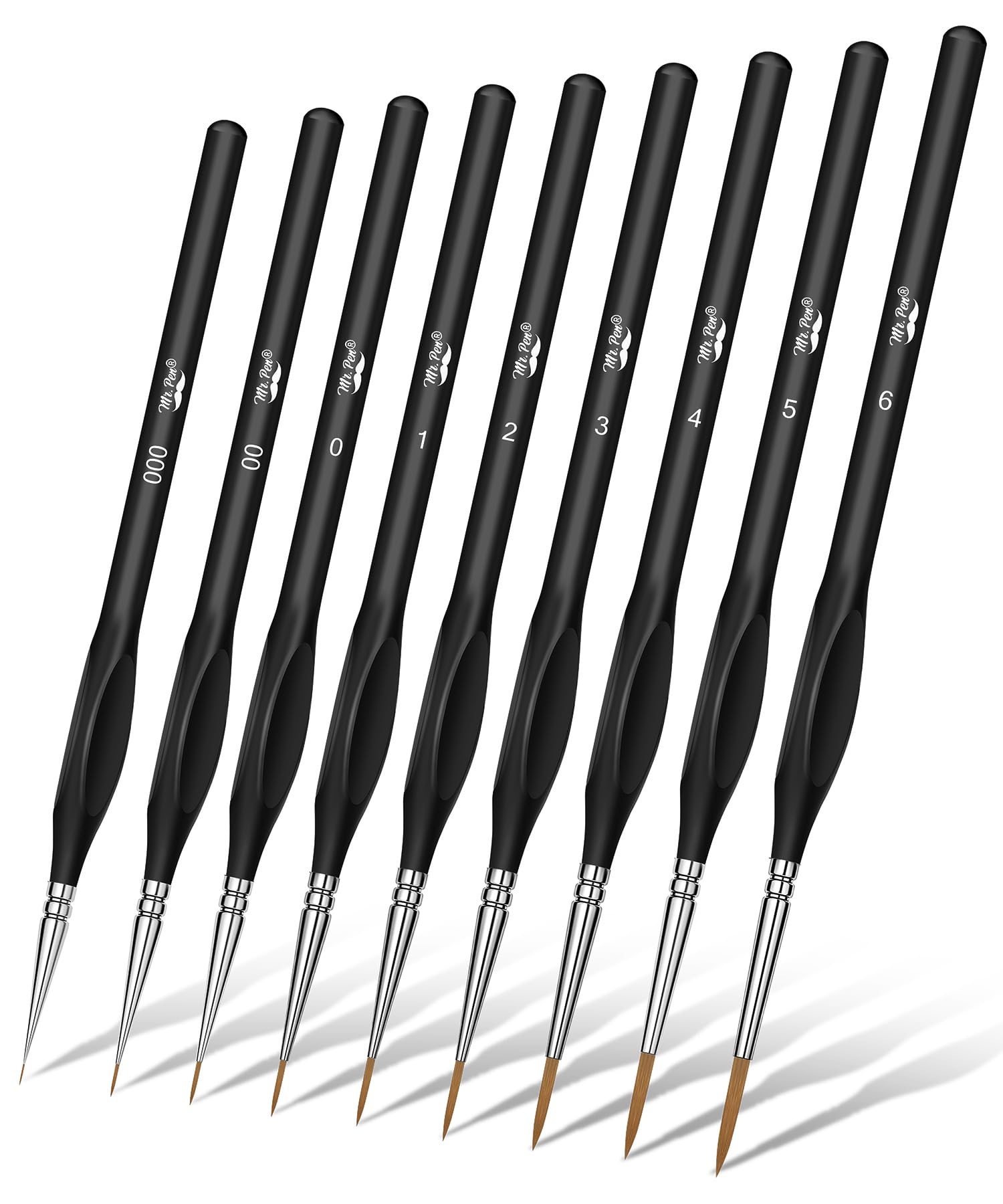 Mr. Pen 9-Piece Miniature Brush Set