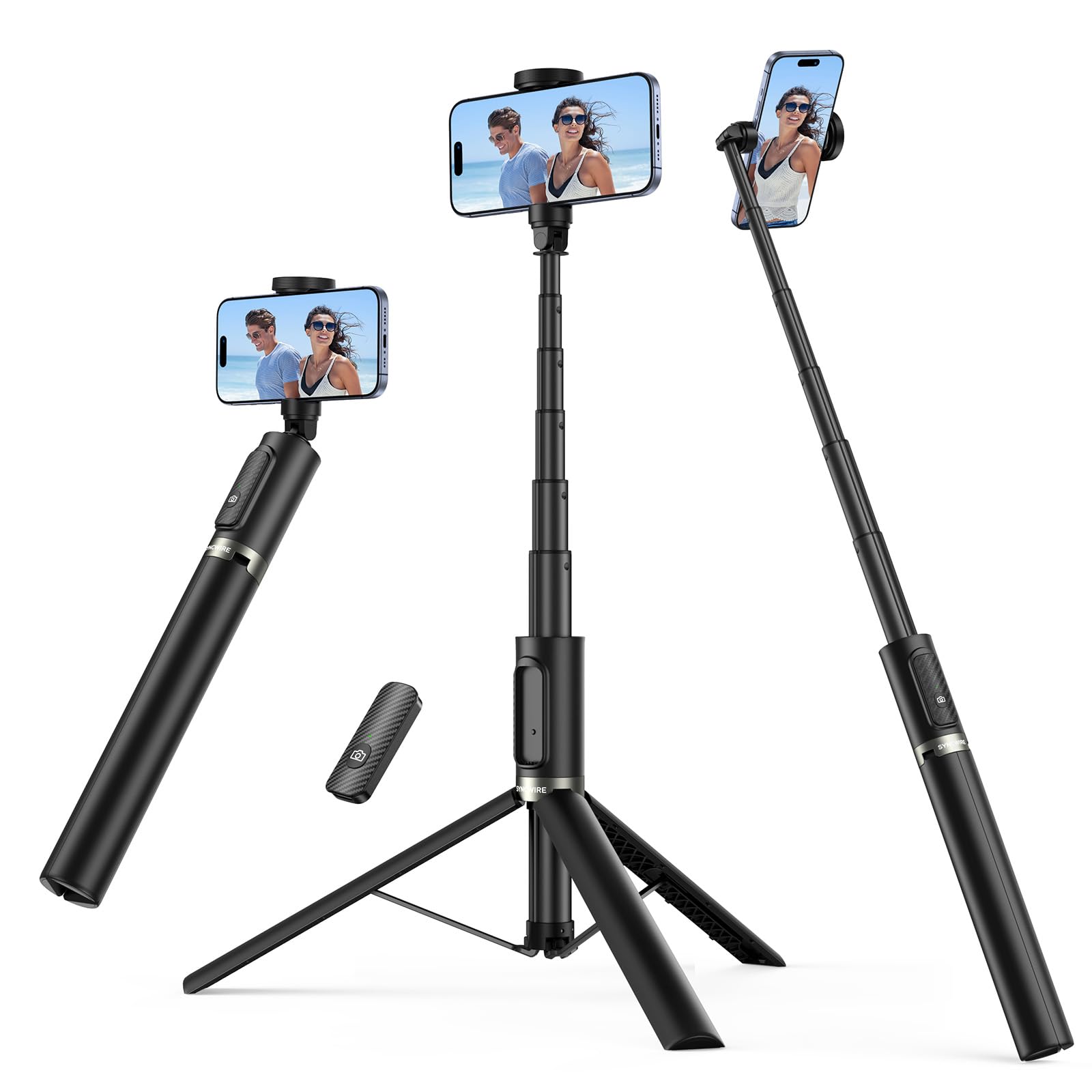 SYNCWIRE 55" Selfie Stick Phone Tripod