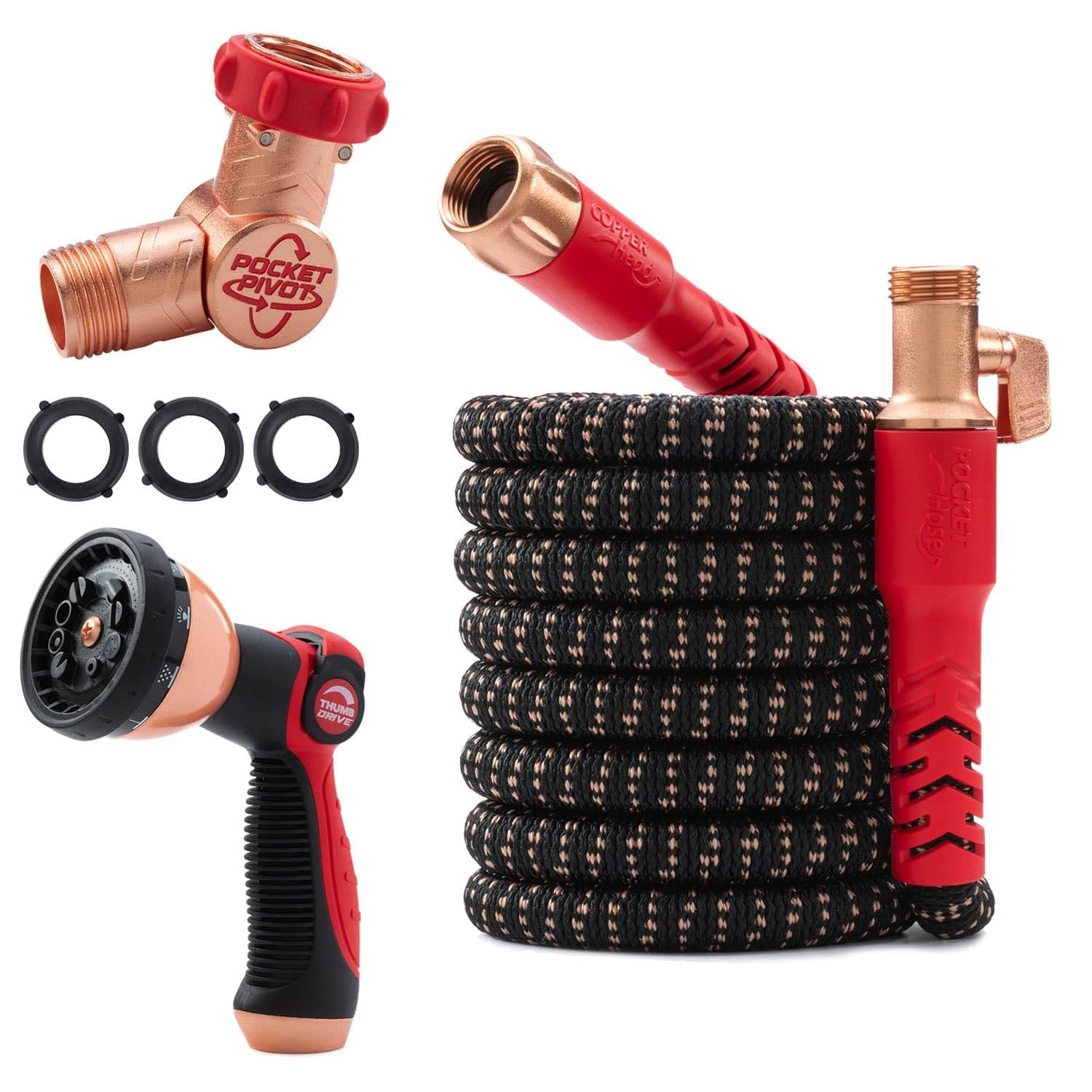 Pocket Hose Copper Head 50 FT