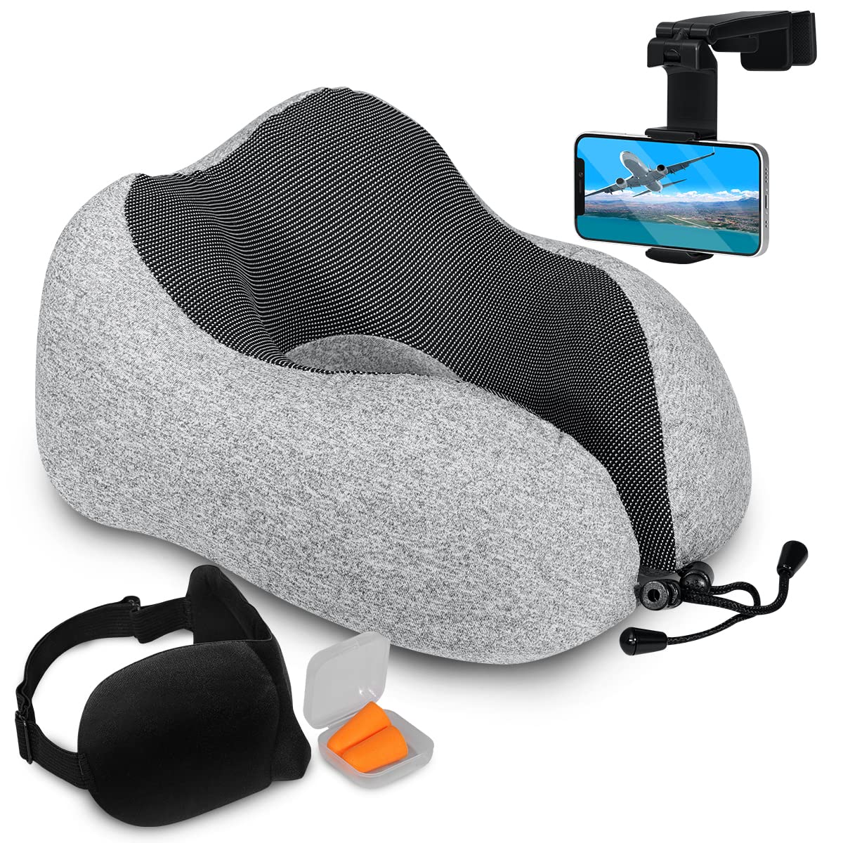 Homeify Airplane Neck Pillow Travel Kit