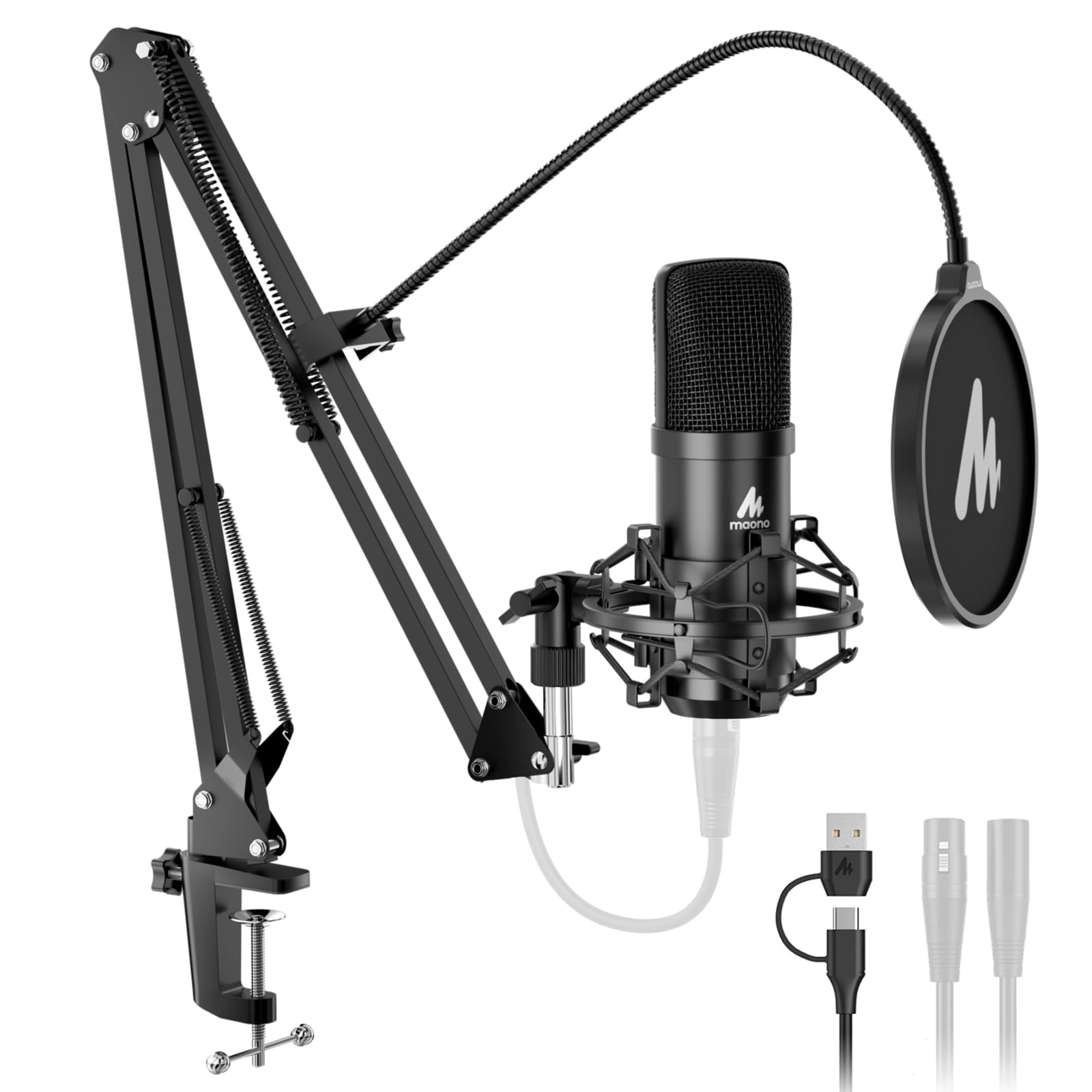 MAONO A04 Gen2 XLR/USB Condenser Microphone Kit