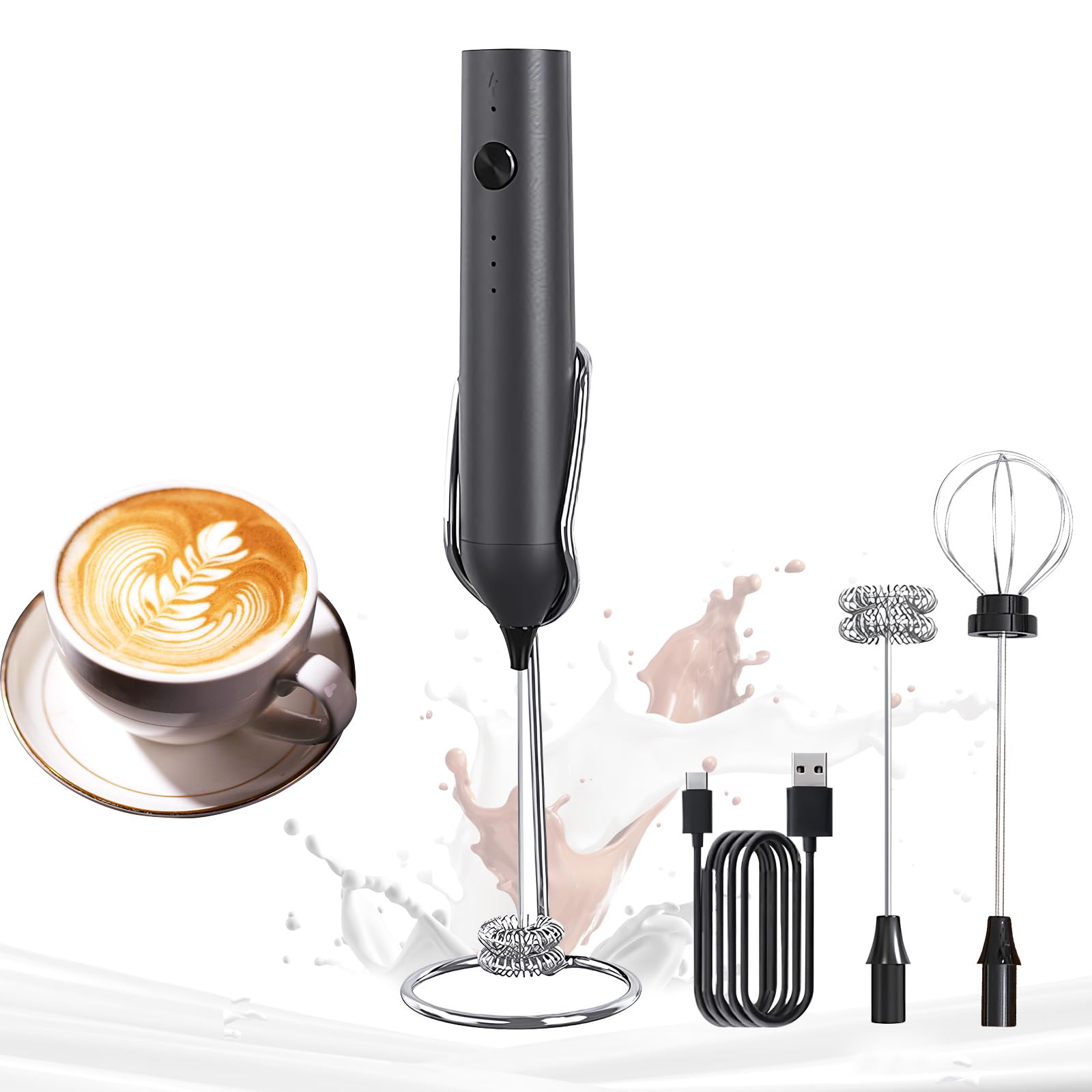 YARRAMATE Rechargeable Frother with Stand