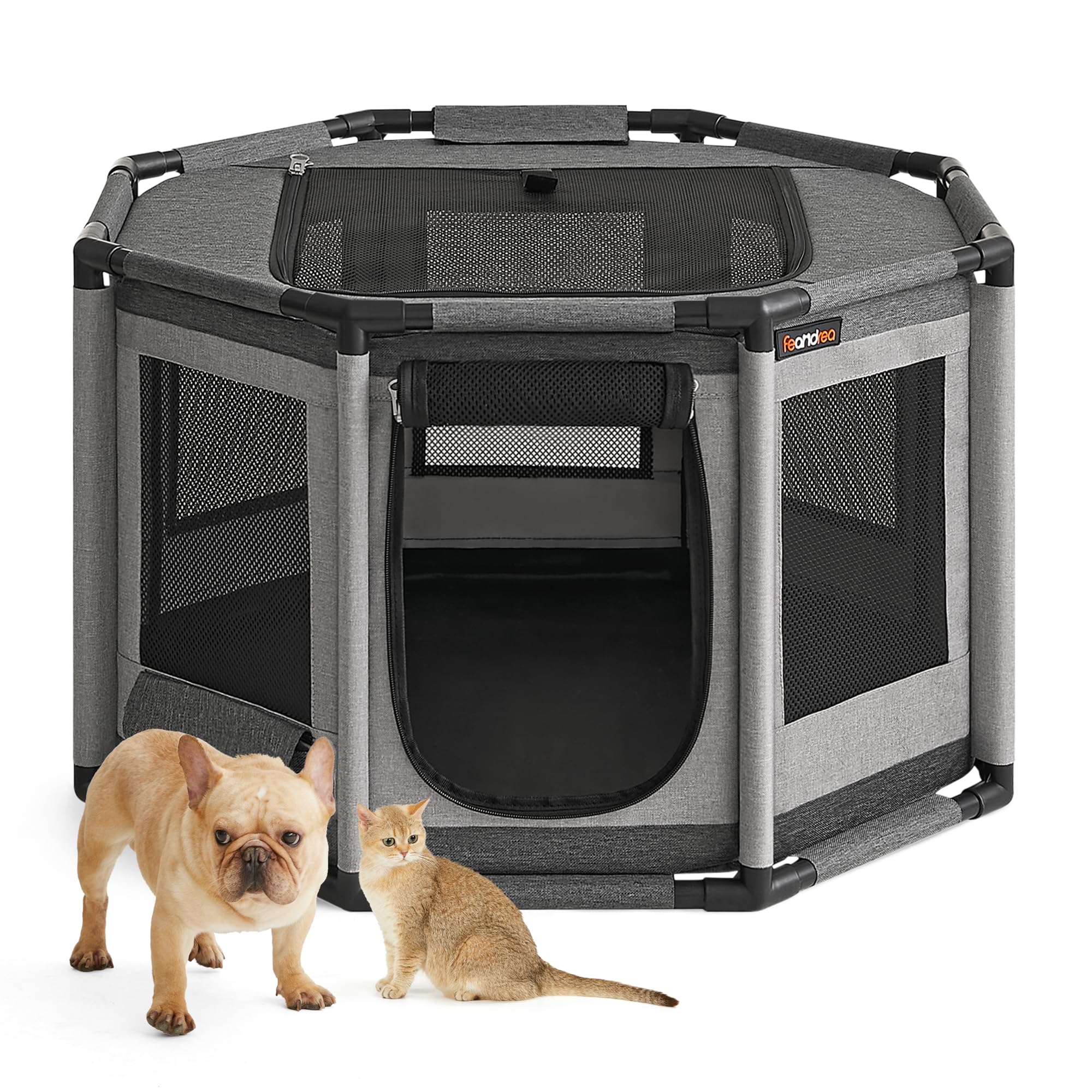 Feandrea Oxford Fabric Dog Playpen