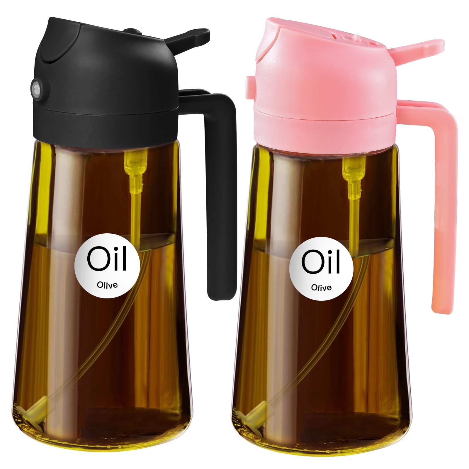 YARRAMATE Dark Brown Oil Sprayer, 2-Pack