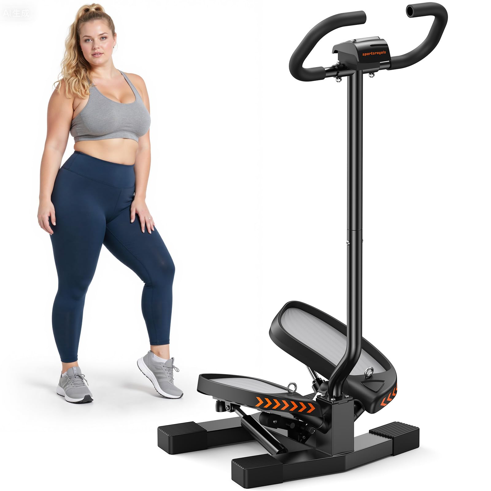 SPORTSROYALS Twist Stair Stepper