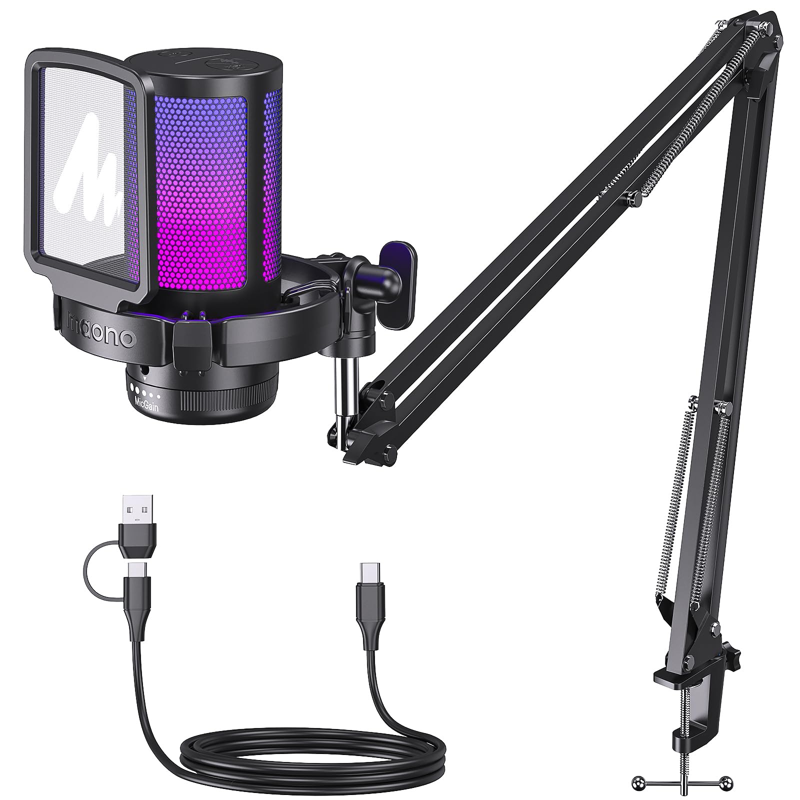 MAONO DGM20S Gaming Microphone for PC