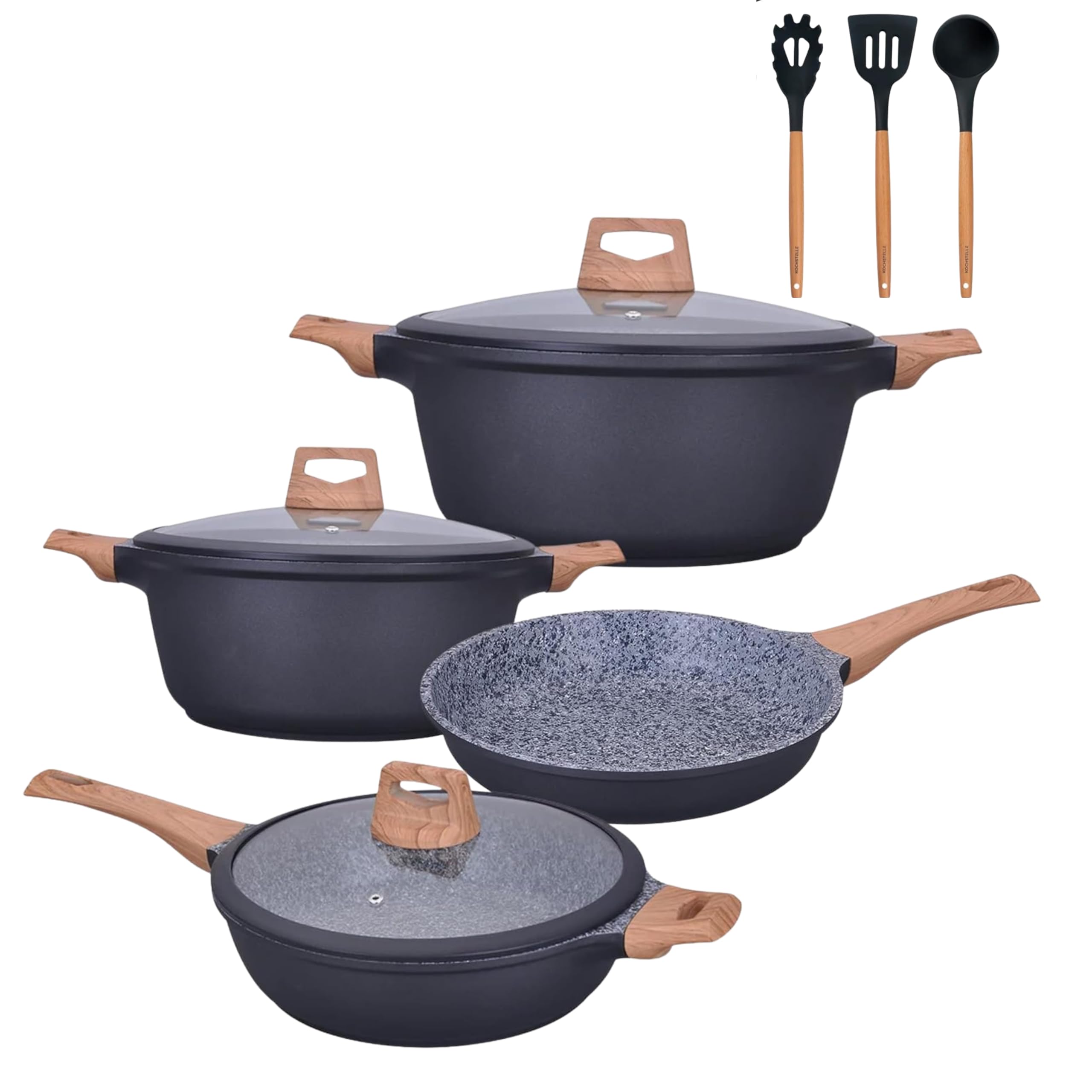 Kochstelle 10-Piece Granite Cookware Set