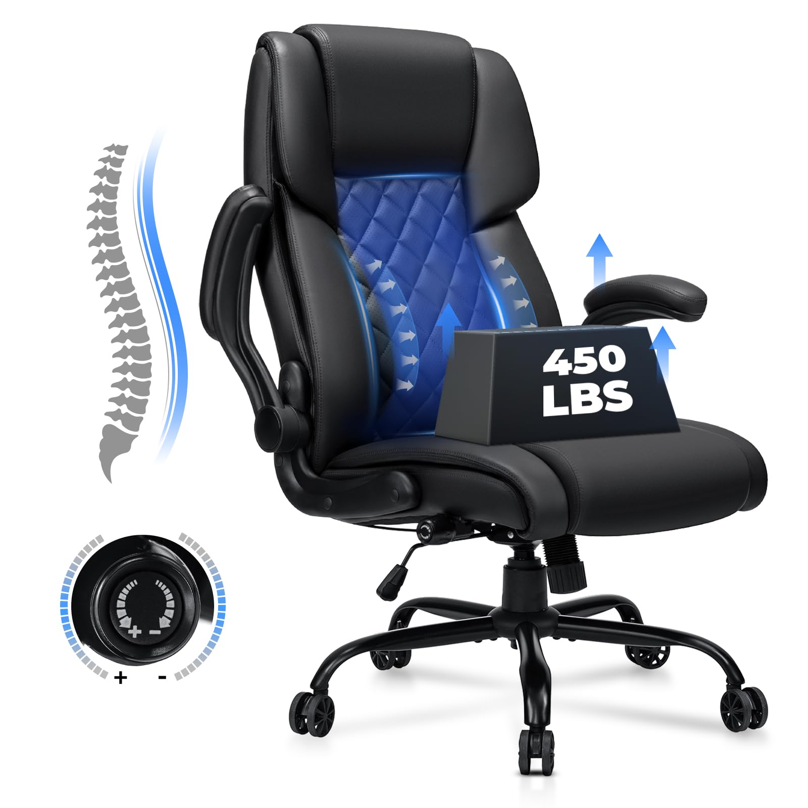 HOFFREE Big and Tall Executive Chair