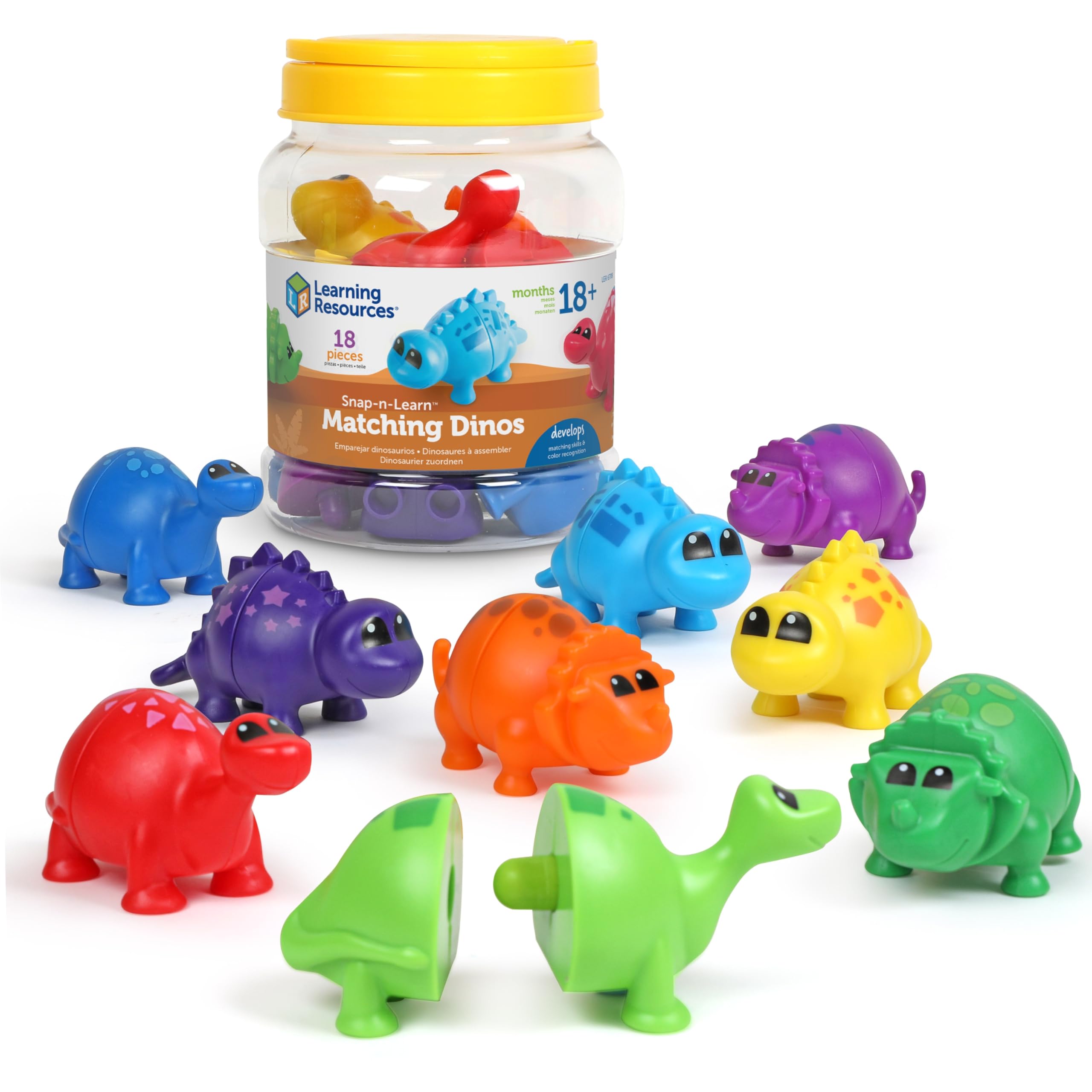 Learning Resources Snap-n-Learn Matching Dinos