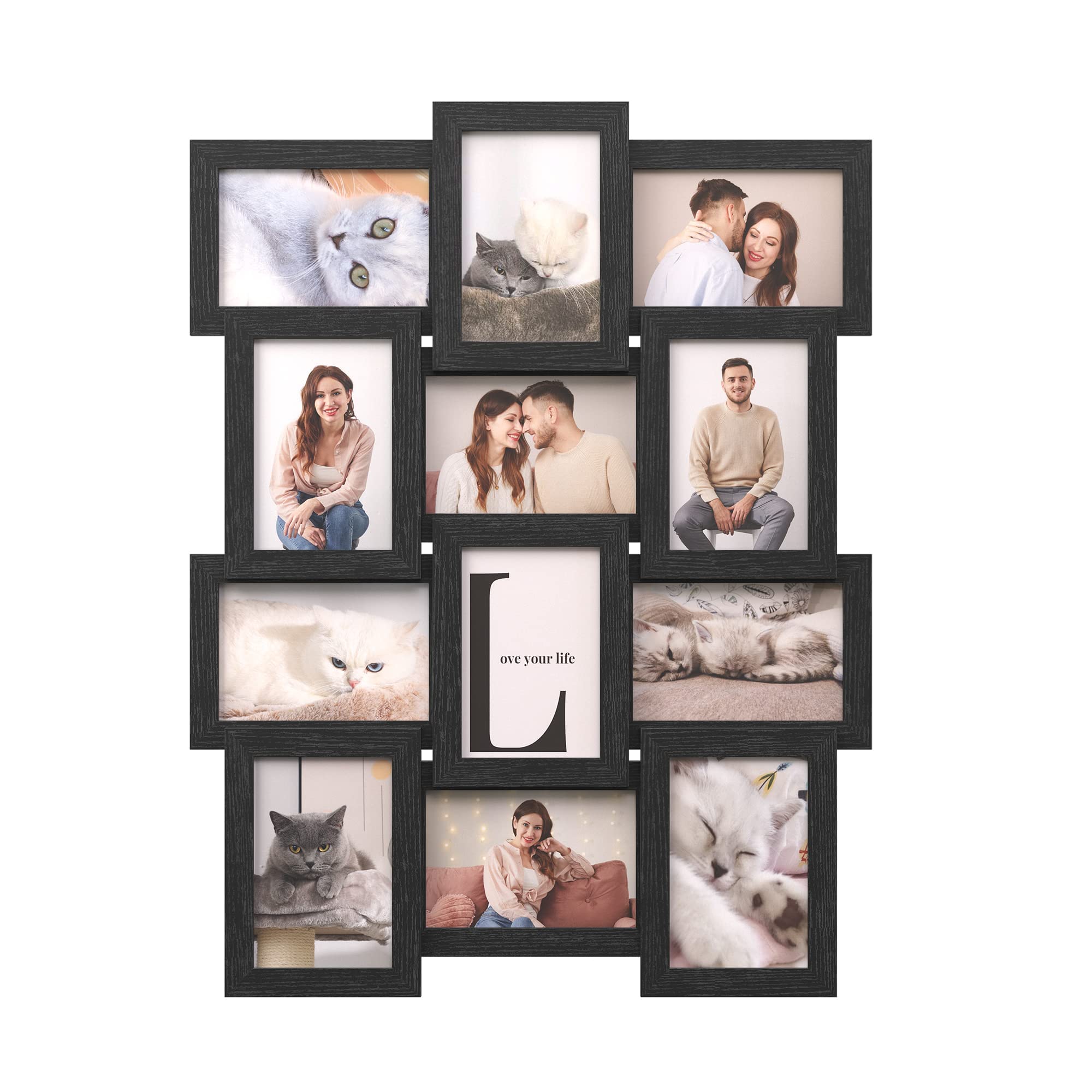SONGMICS Collage Picture Frames, Set of 12