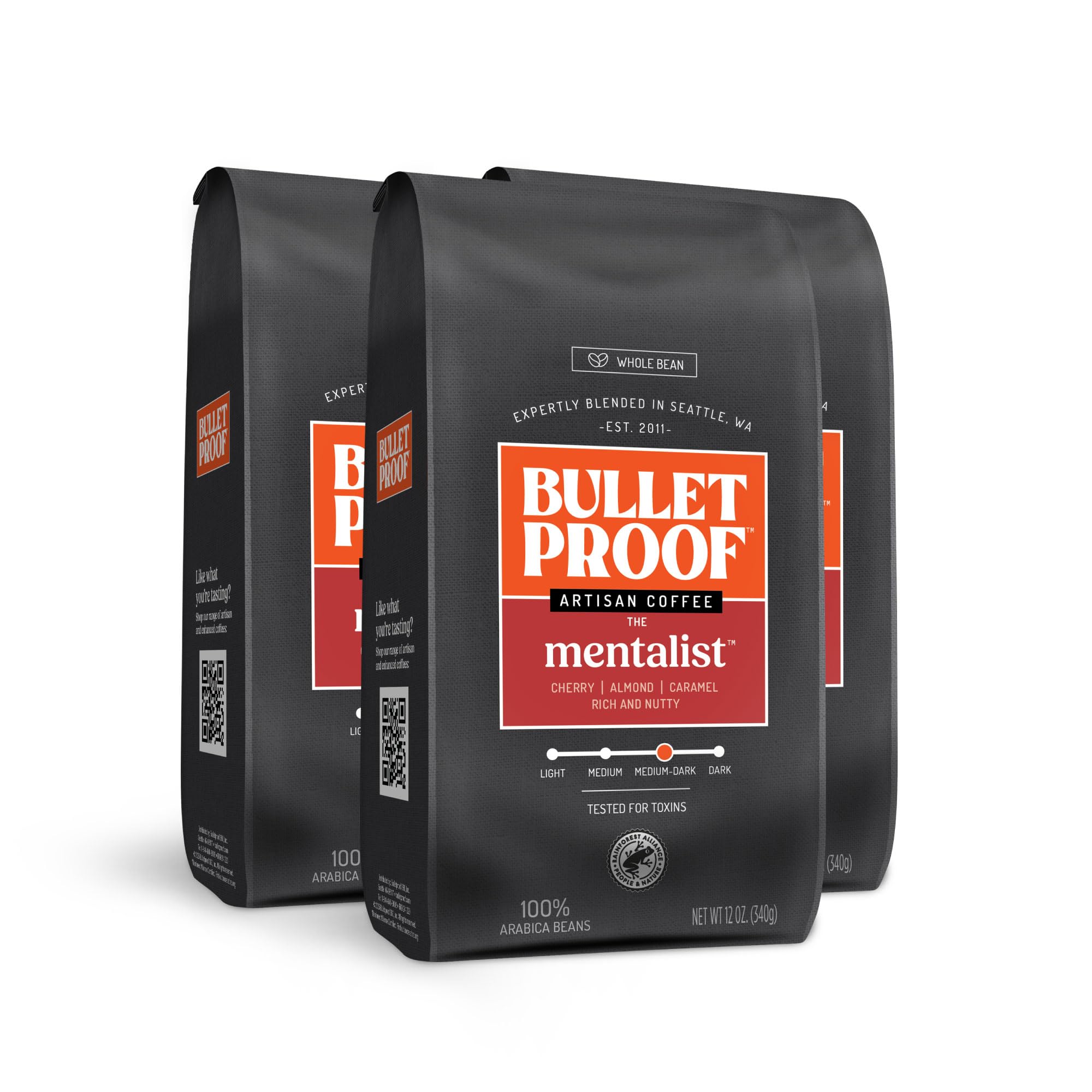Bulletproof The Mentalist Medium-Dark Roast Whole Bean Coffee