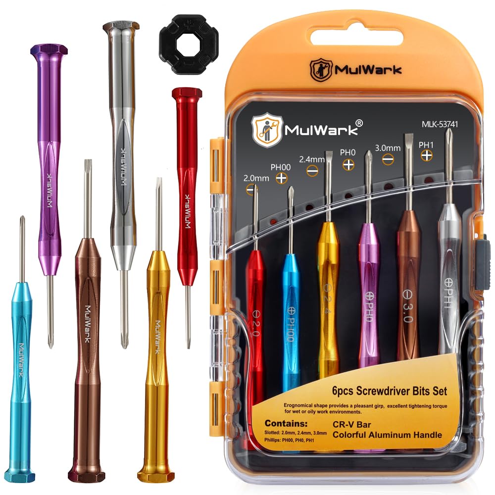 MULWARK 6-Piece Precision Screwdriver Set