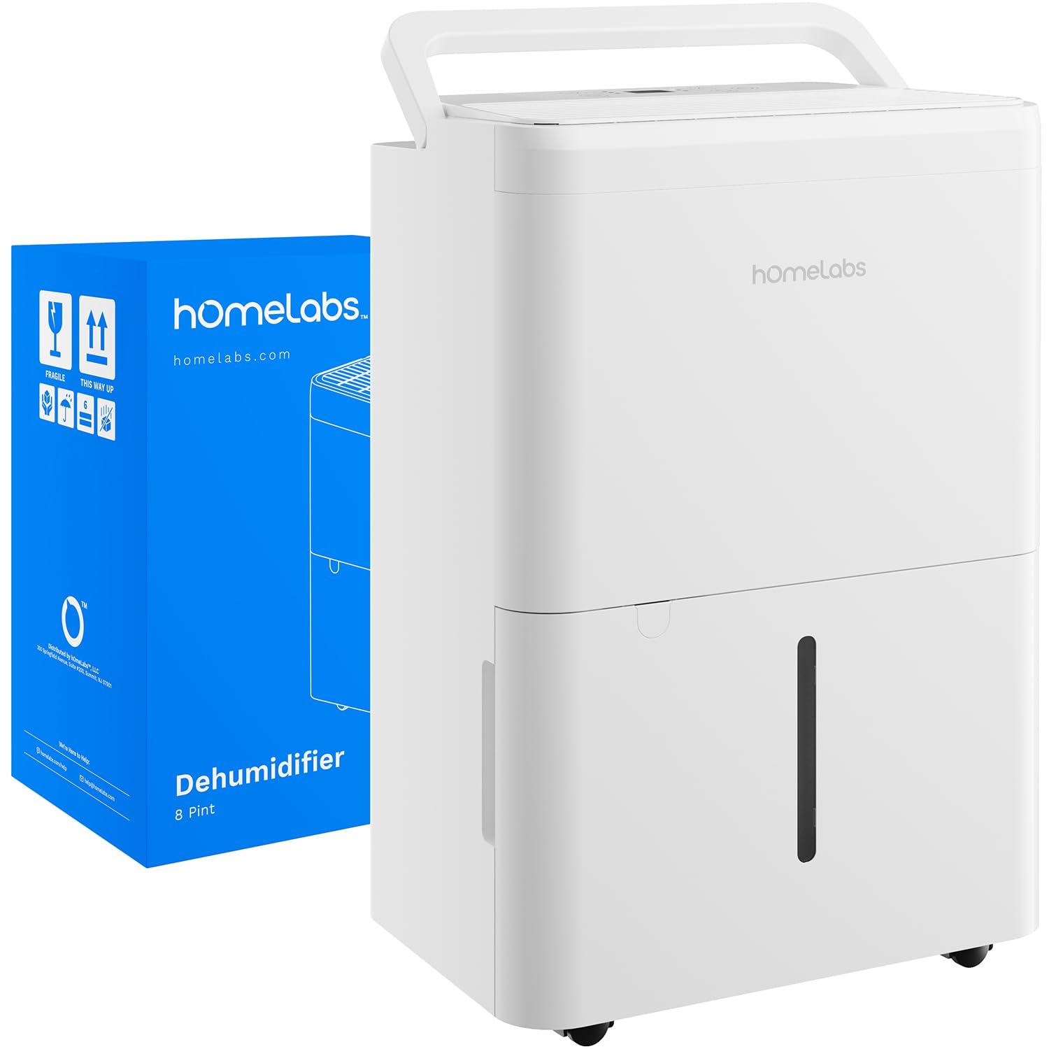 hOmeLabs 8 Pint Portable Dehumidifier