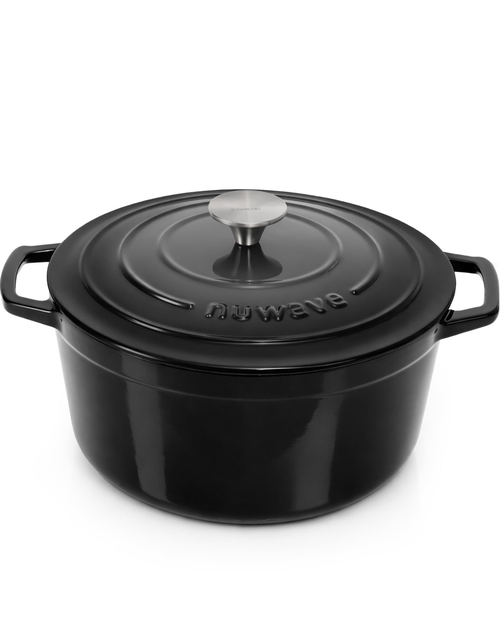 Nuwave 6QT Cast Iron Dutch Oven Pot with Lid