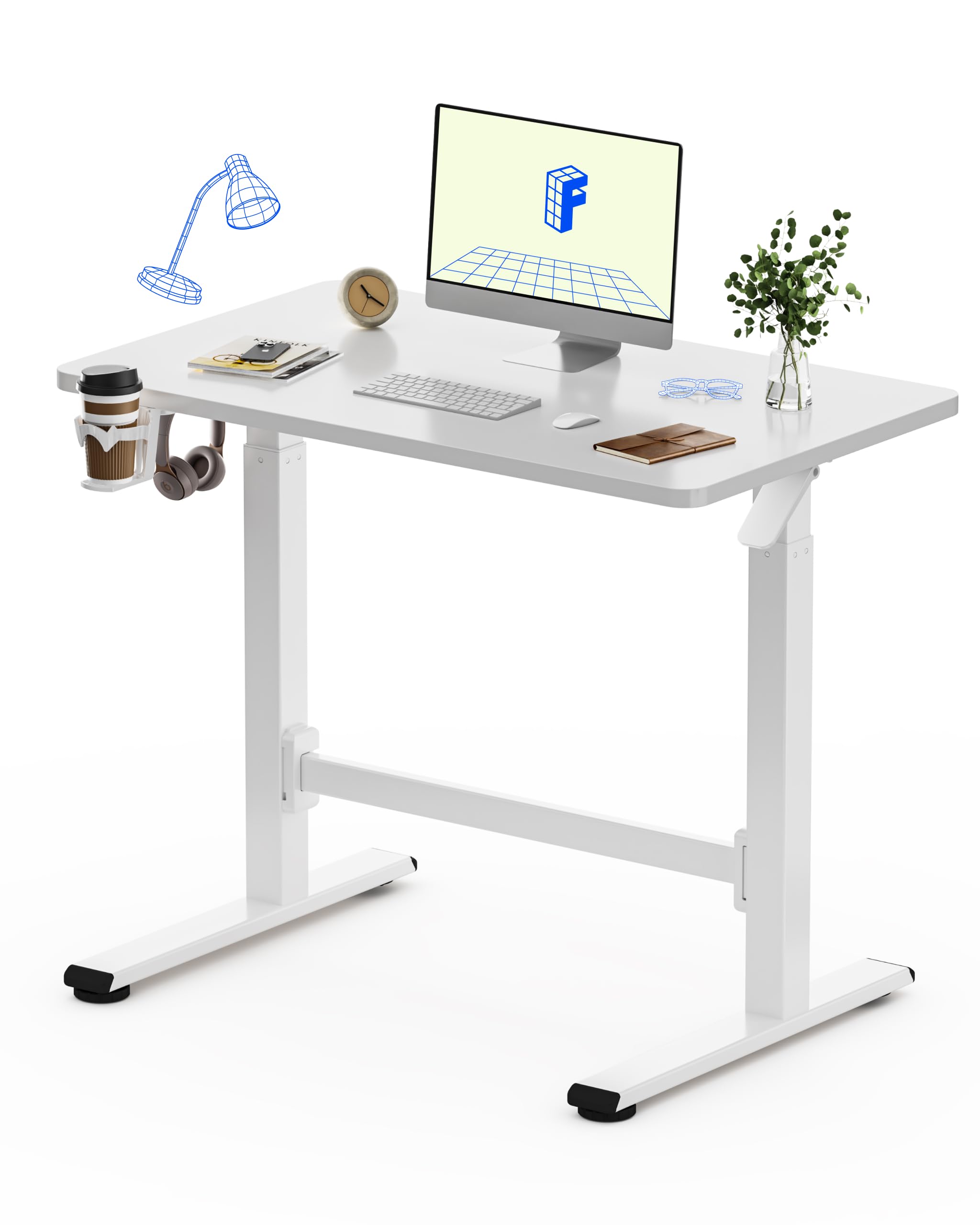 FLEXISPOT H7 Plus 40-Inch Mobile Desk