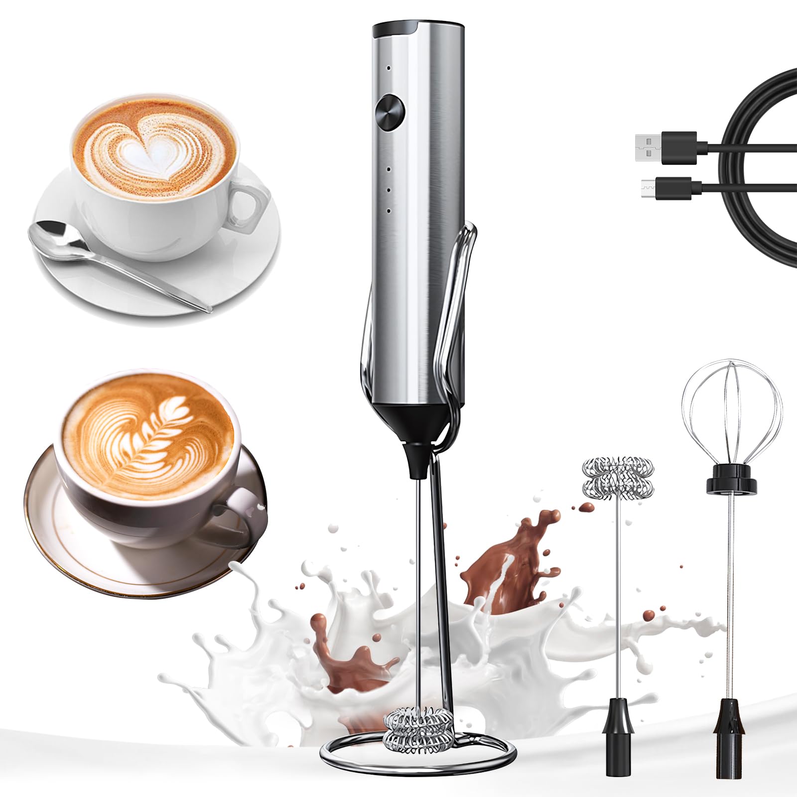 YARRAMATE 3-Speed Rechargeable Frother