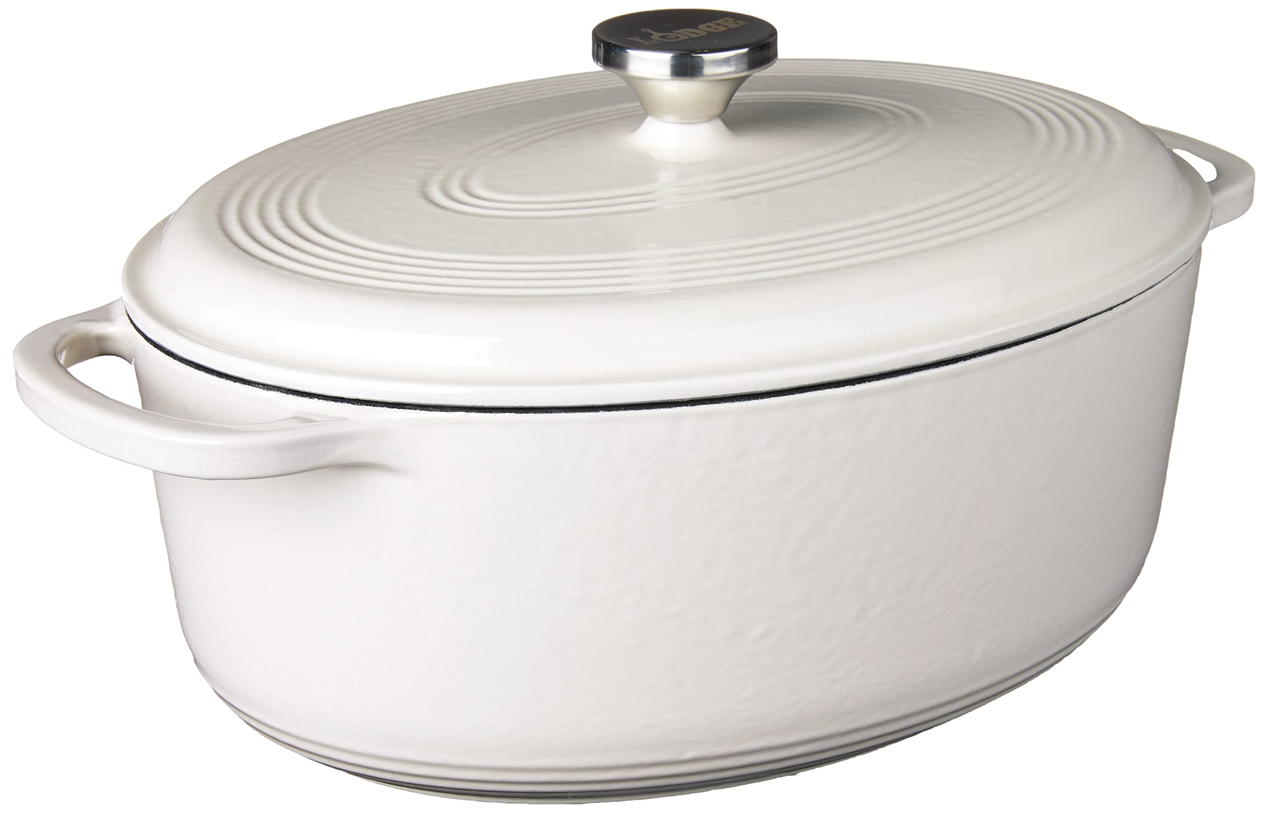 Lodge 7 Quart Enameled Cast Iron Oval Dutch Oven